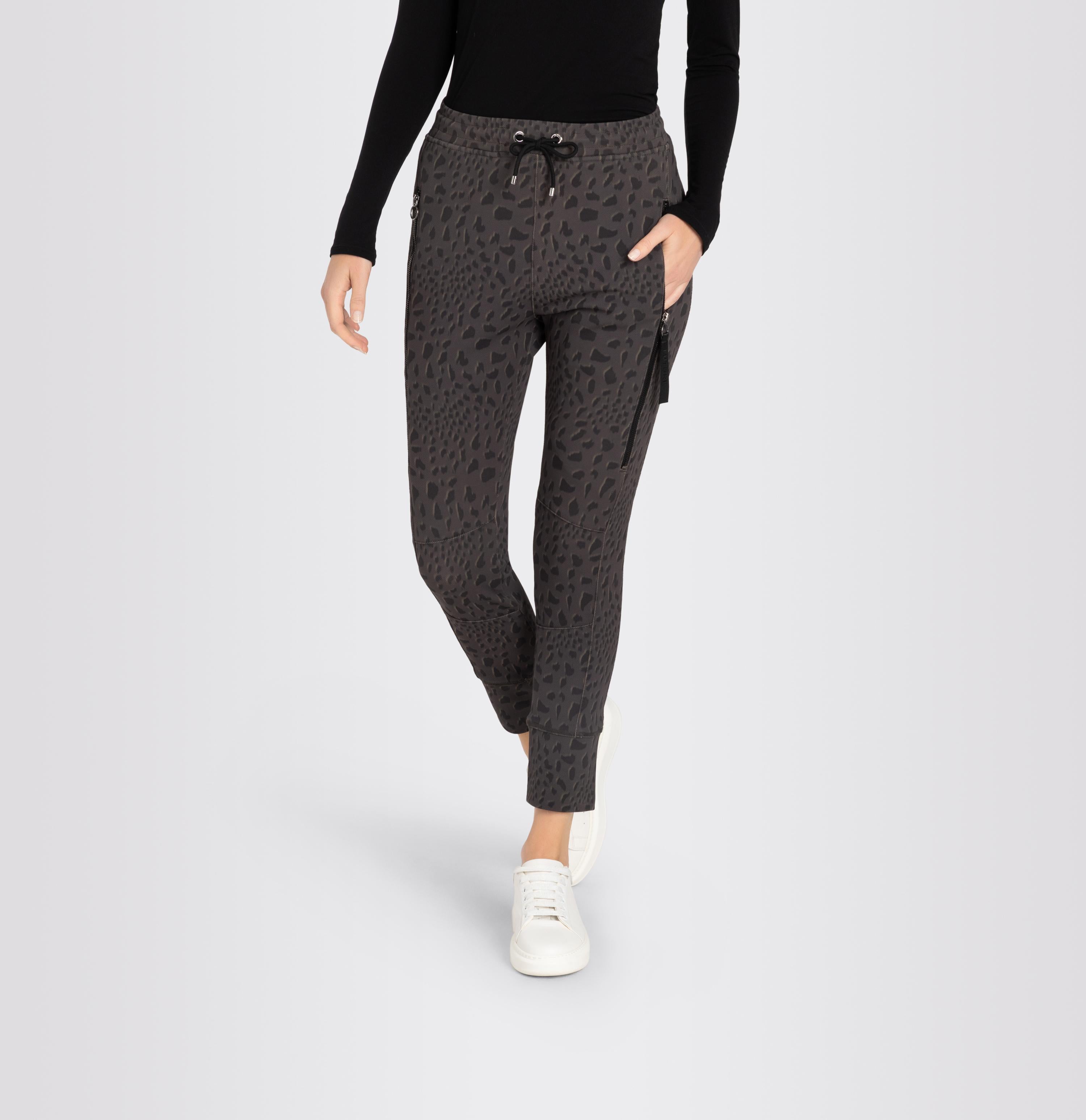 MAC FUTURE Jogpants - Shadow Leopard Moss - 2773-00-0172L-381L von MAC