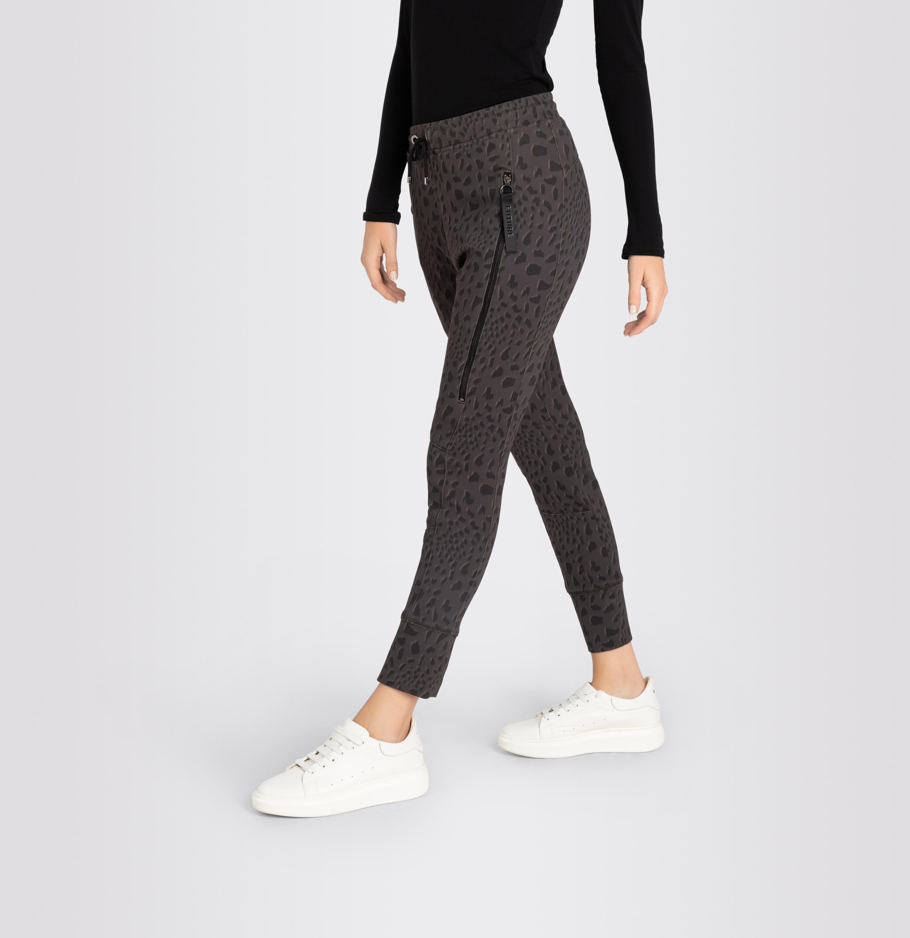 MAC FUTURE Jogpants - Shadow Leopard Moss - 2773-00-0172L-381L von MAC