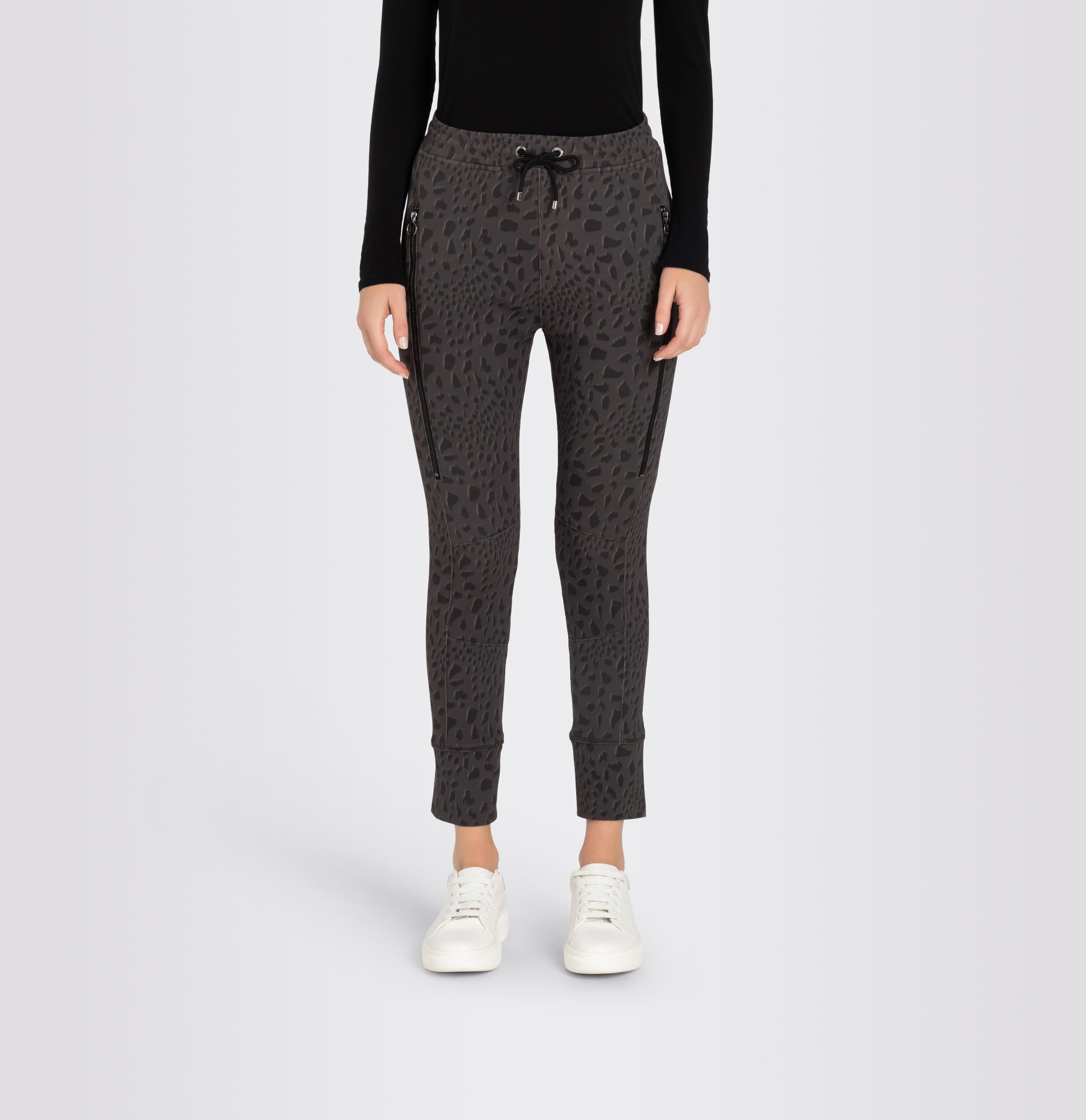 MAC FUTURE Jogpants - Shadow Leopard Moss - 2773-00-0172L-381L