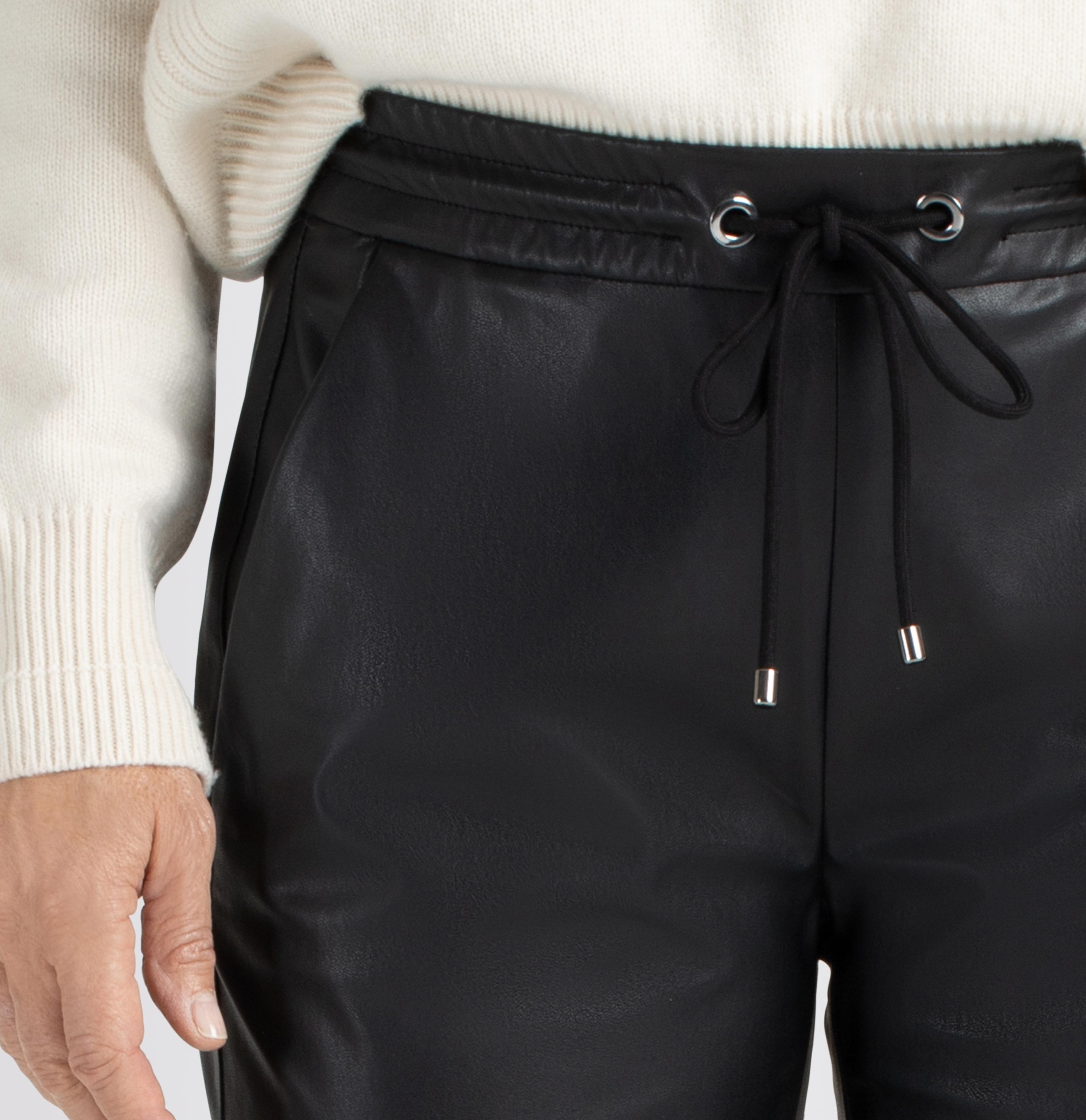 MAC EASY Jogpants - Midnight Leather Black - 2782-00-0498-090 von MAC
