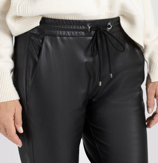 MAC EASY Jogpants - Midnight Leather Black - 2782-00-0498-090