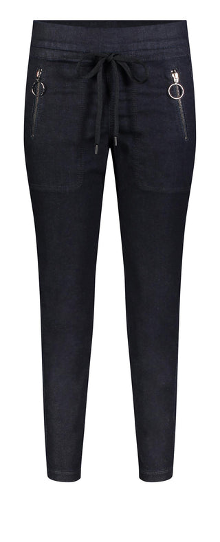 MAC EASY Schlupfhose - Indigo Nightwash - 3015-90-0390L D801