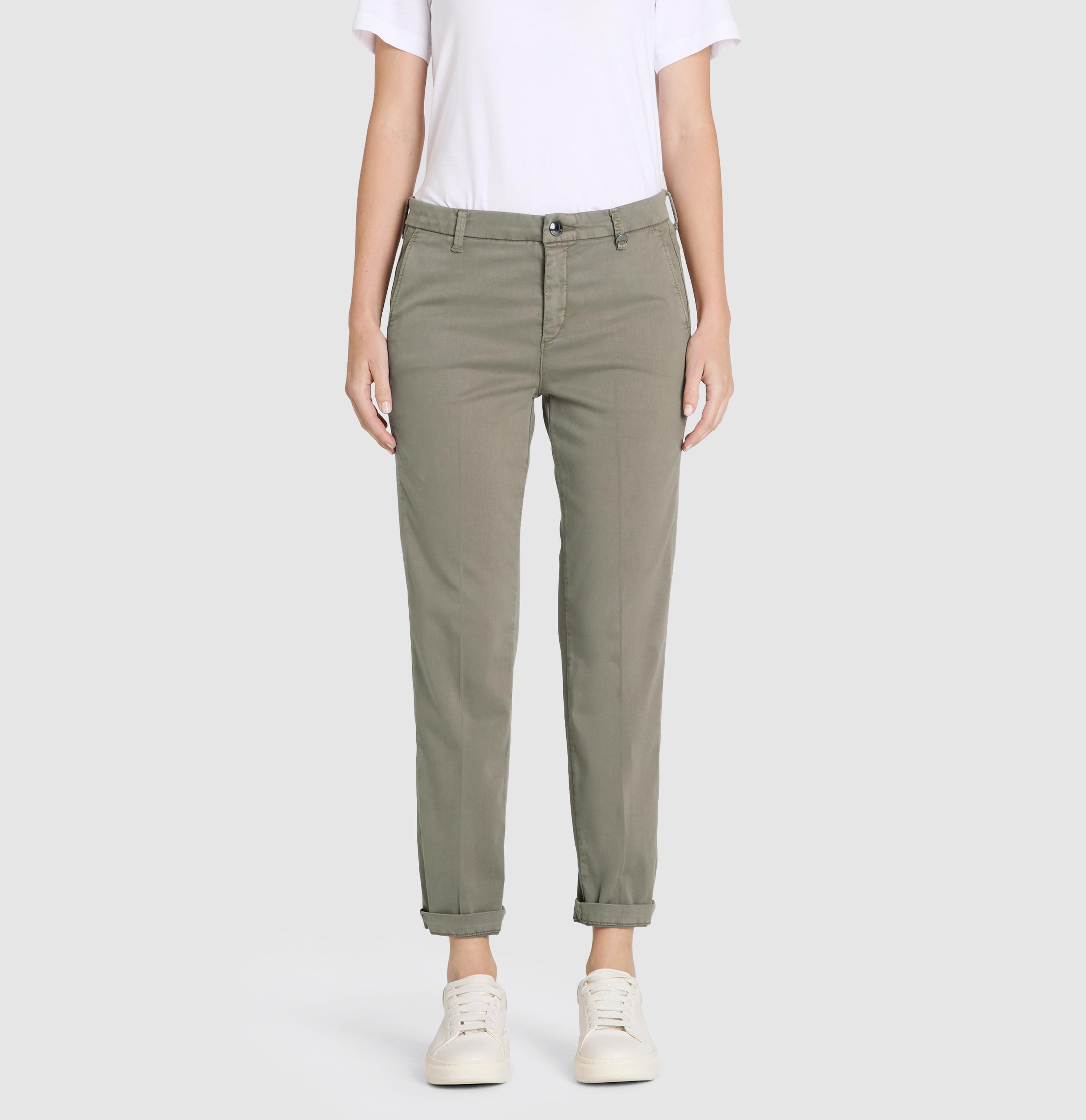MAC CHINO Slim Fit - Sage Drift Green - 3075-00-0431L-657R von MAC