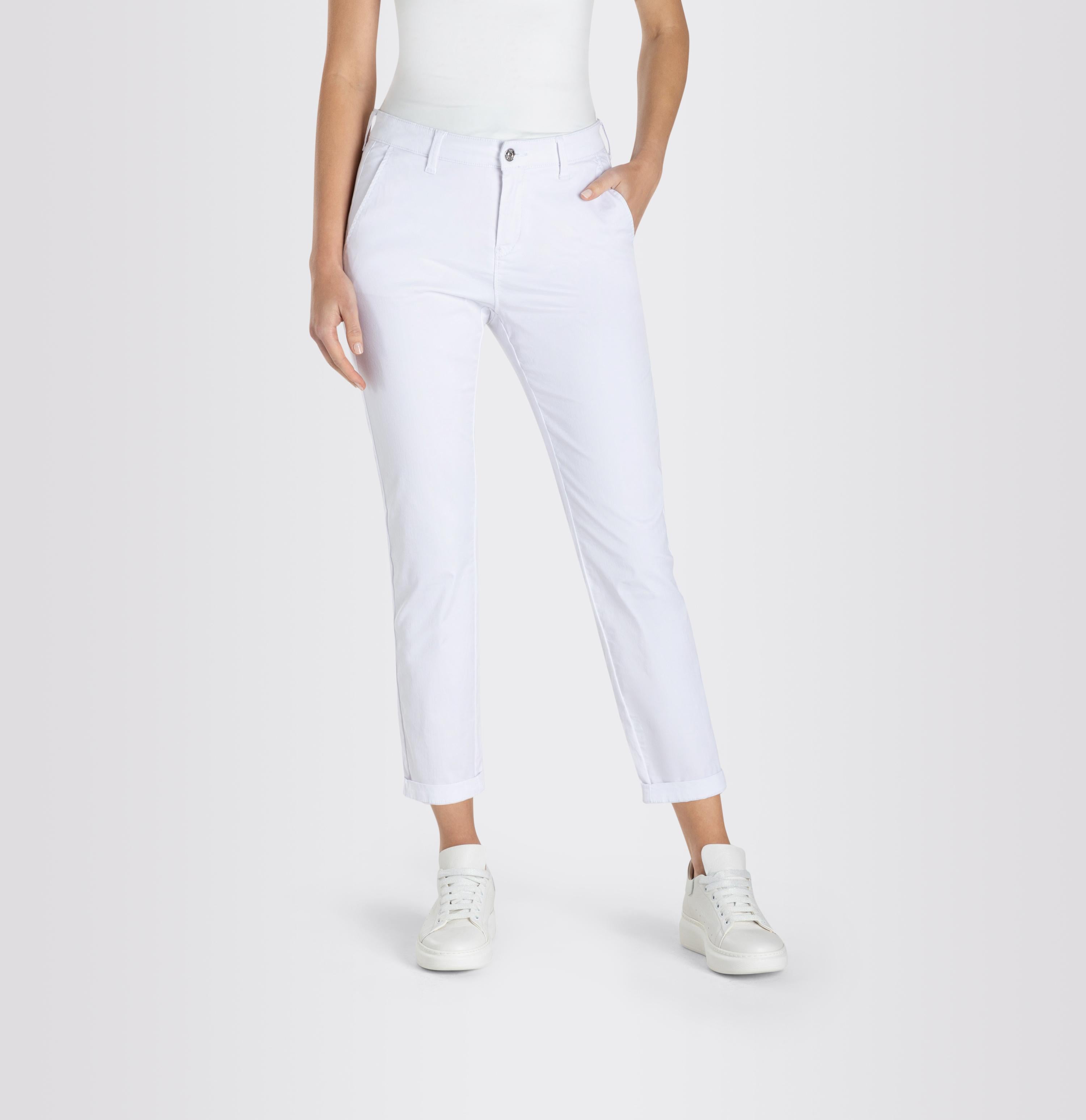 MAC CHINO - Crisp White Denim Chino - 3075-00-0434L-010 von MAC