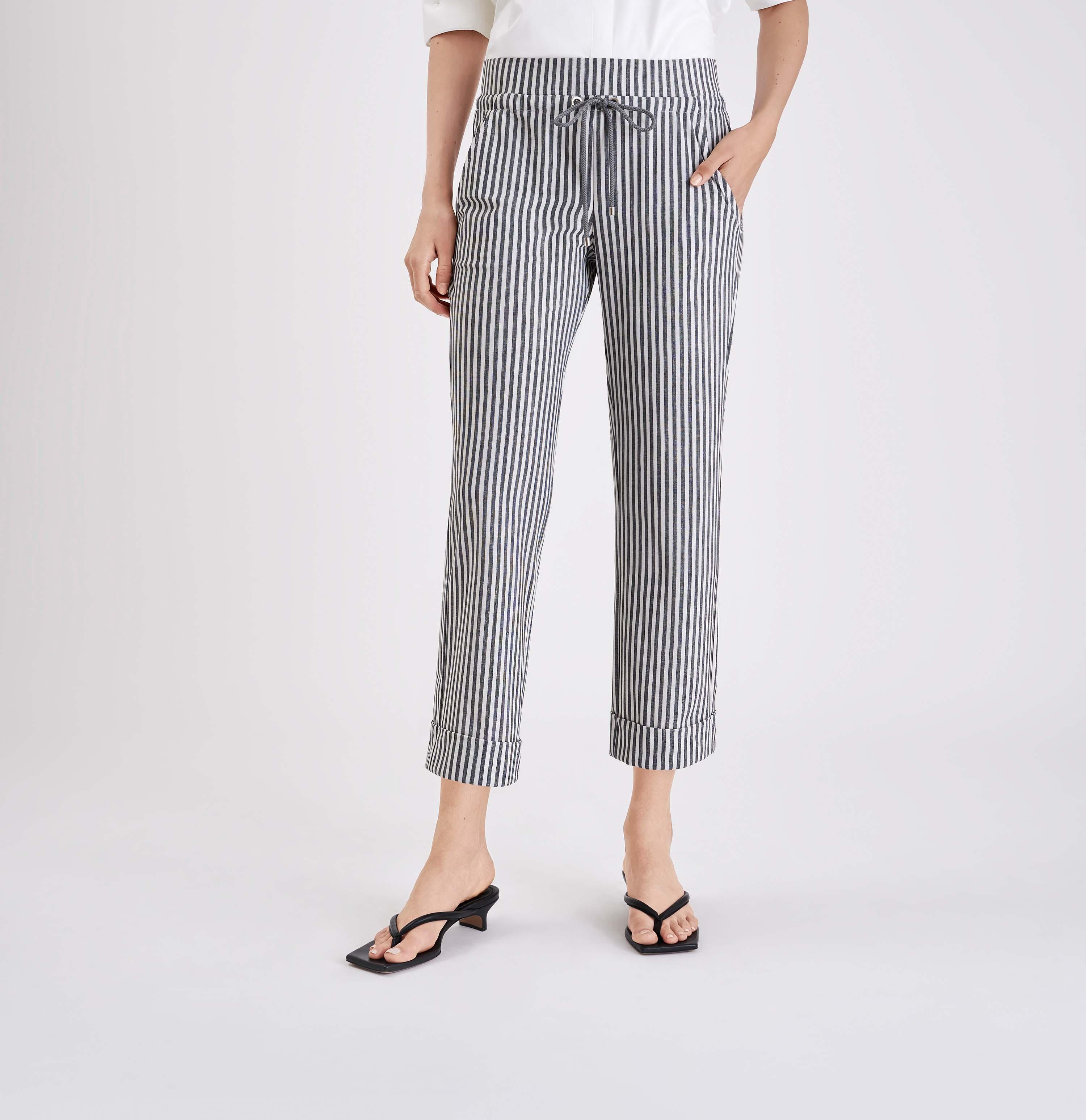 MAC EASY CULOTTE light gray stripe 3084-00-0169 037S von MAC