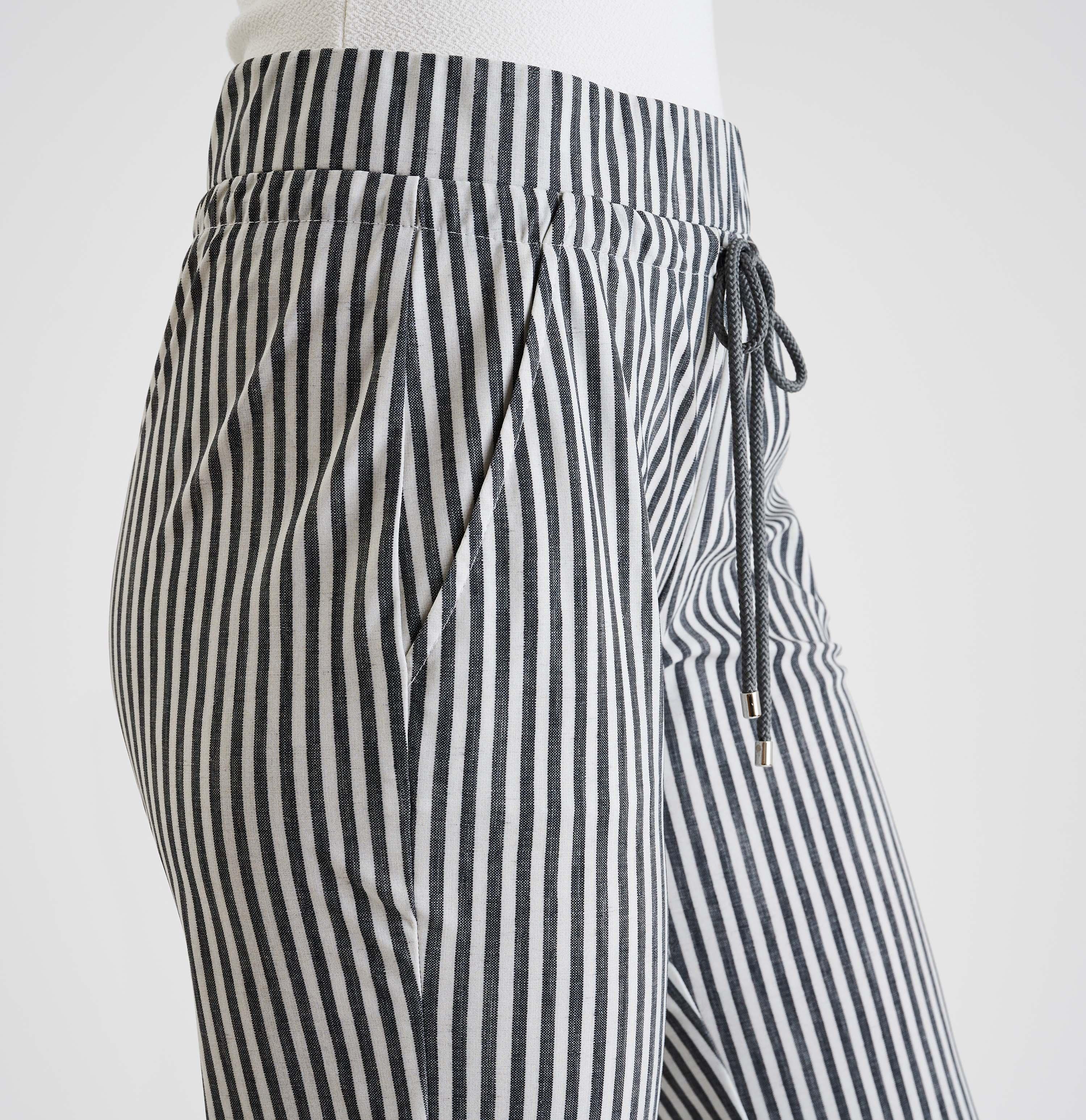 MAC EASY CULOTTE light gray stripe 3084-00-0169 037S von MAC