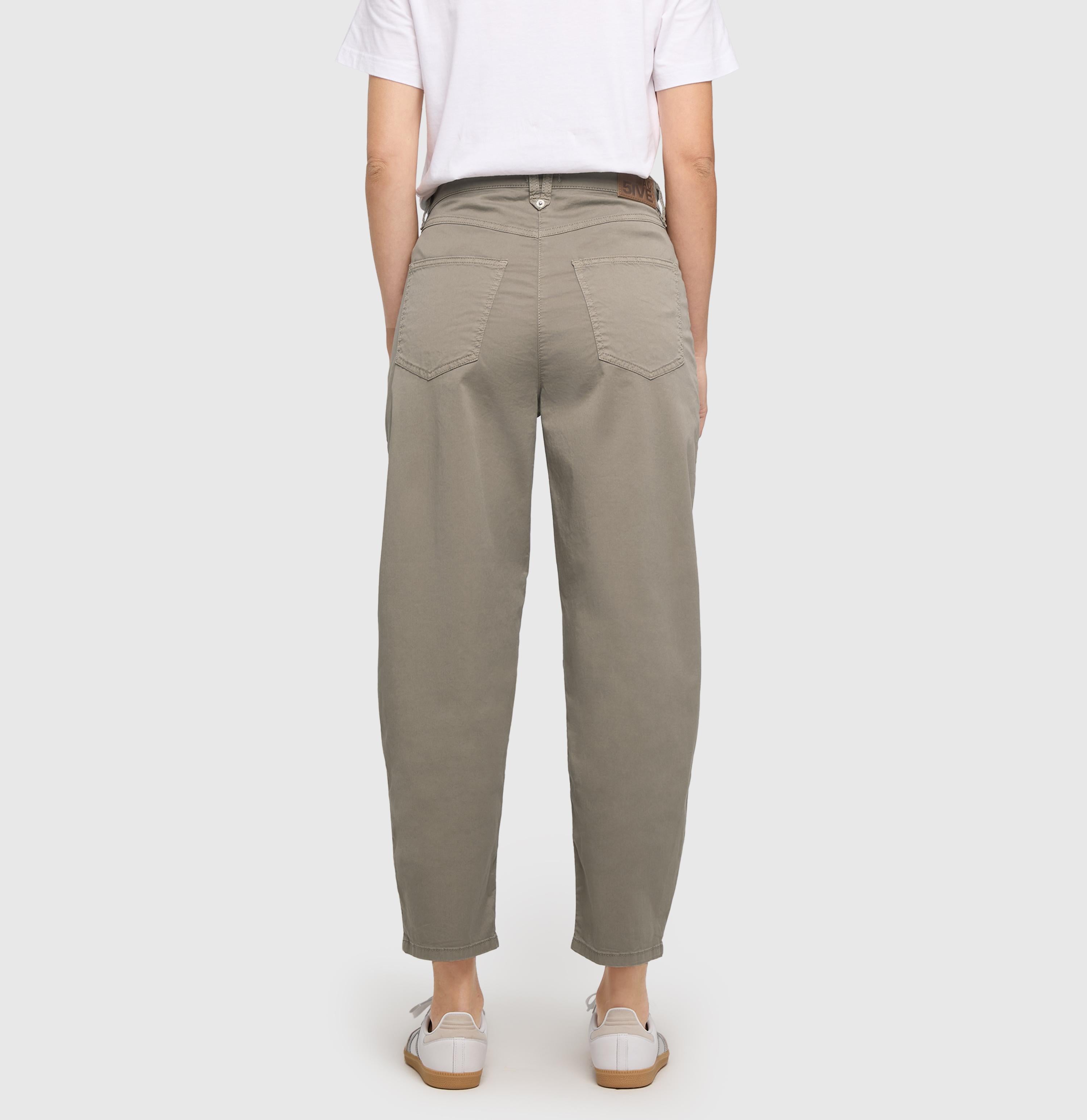MAC BORA Paperbag-Stoffhose - Driftwood Sage - 3141-00-0434L-662A von MAC