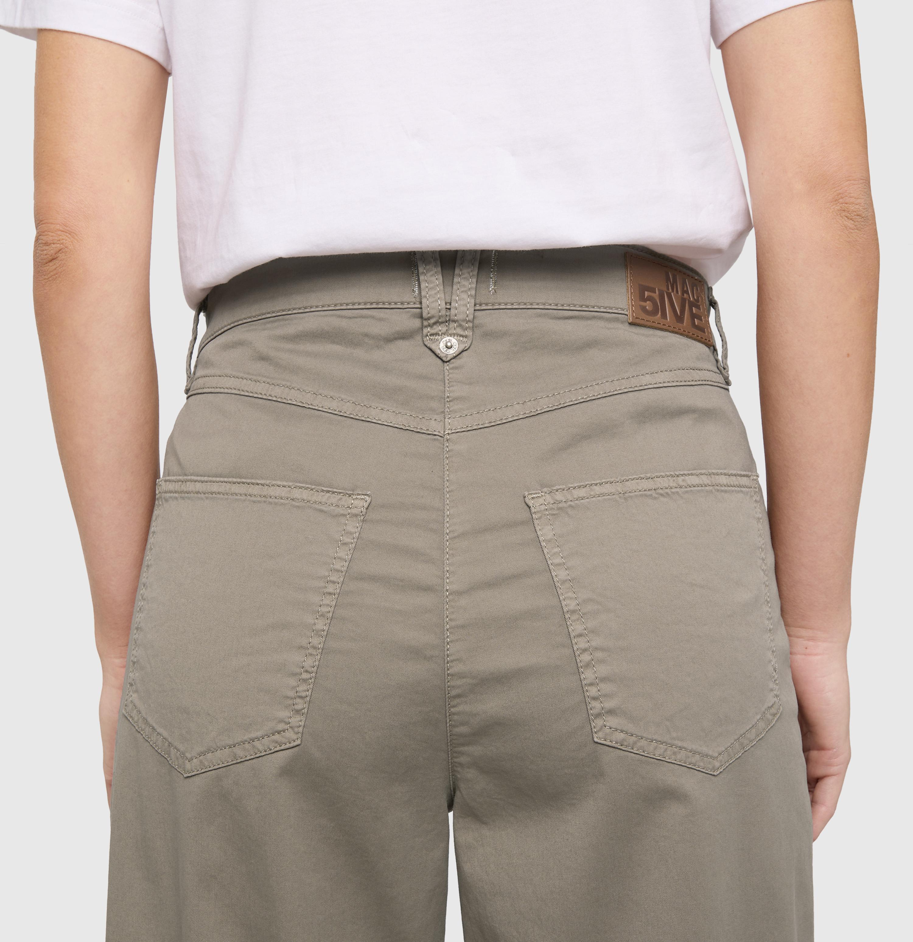 MAC BORA Paperbag-Stoffhose - Driftwood Sage - 3141-00-0434L-662A von MAC