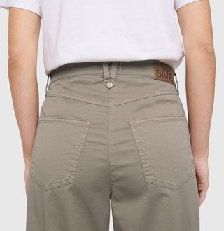 MAC BORA Paperbag-Stoffhose - Driftwood Sage - 3141-00-0434L-662A