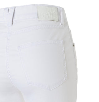 MAC Melanie Straight Jeans - Bright Chalk White - 5003-00-0423-010