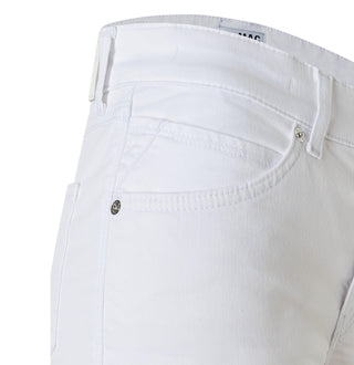 MAC Melanie Straight Jeans - Bright Chalk White - 5003-00-0423-010