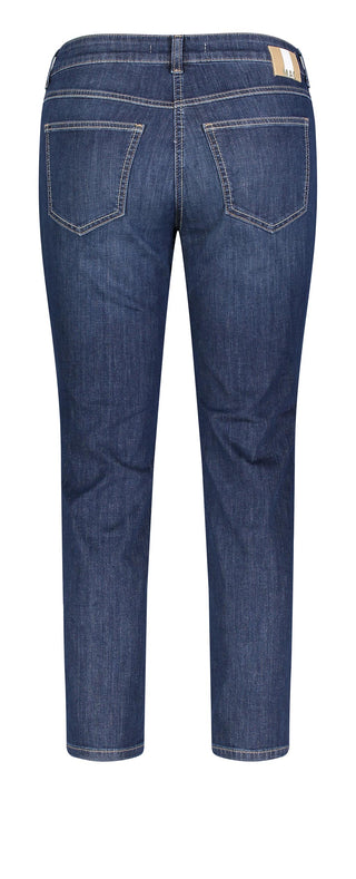 MAC MELANIE basic wash Straight Jeans - Ink Mariner Blue - 5040-90-0392L-D844