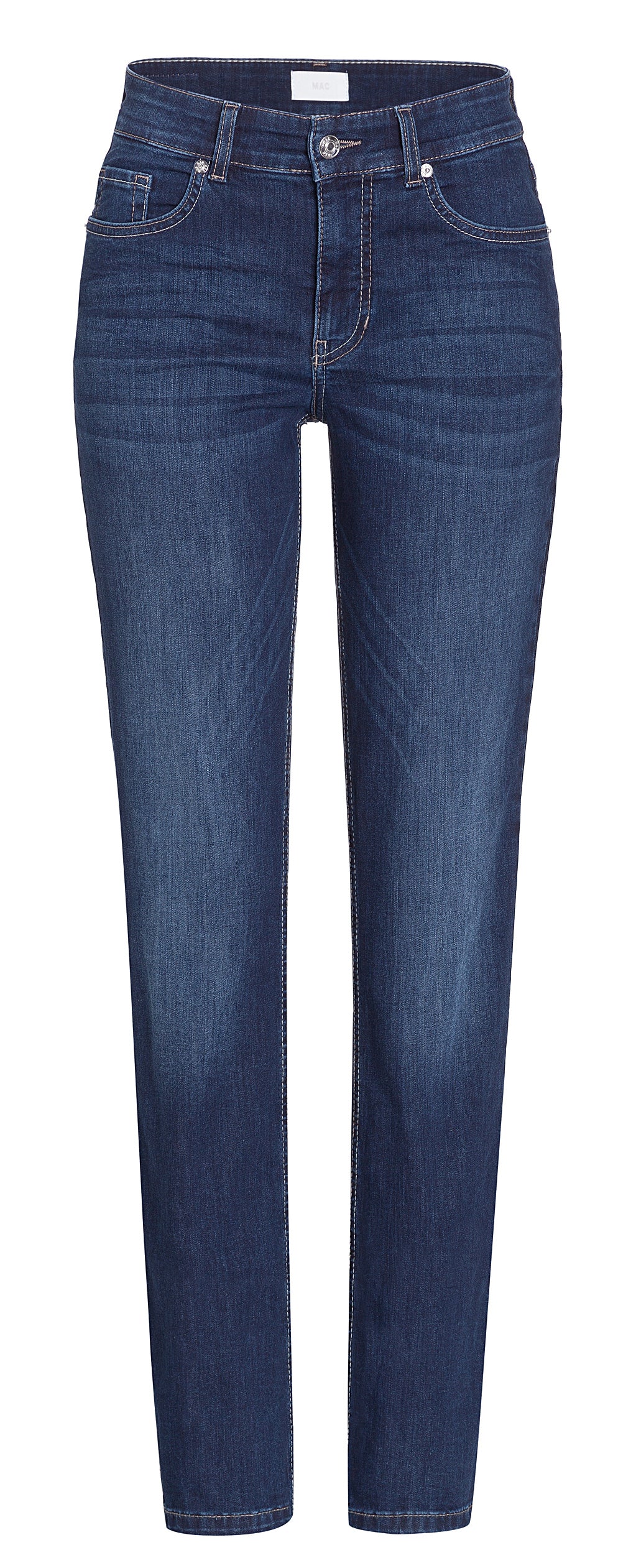 MAC MELANIE new basic wash Straight Jeans - Indigo Horizon Blue - 5040-87-0380L-D845