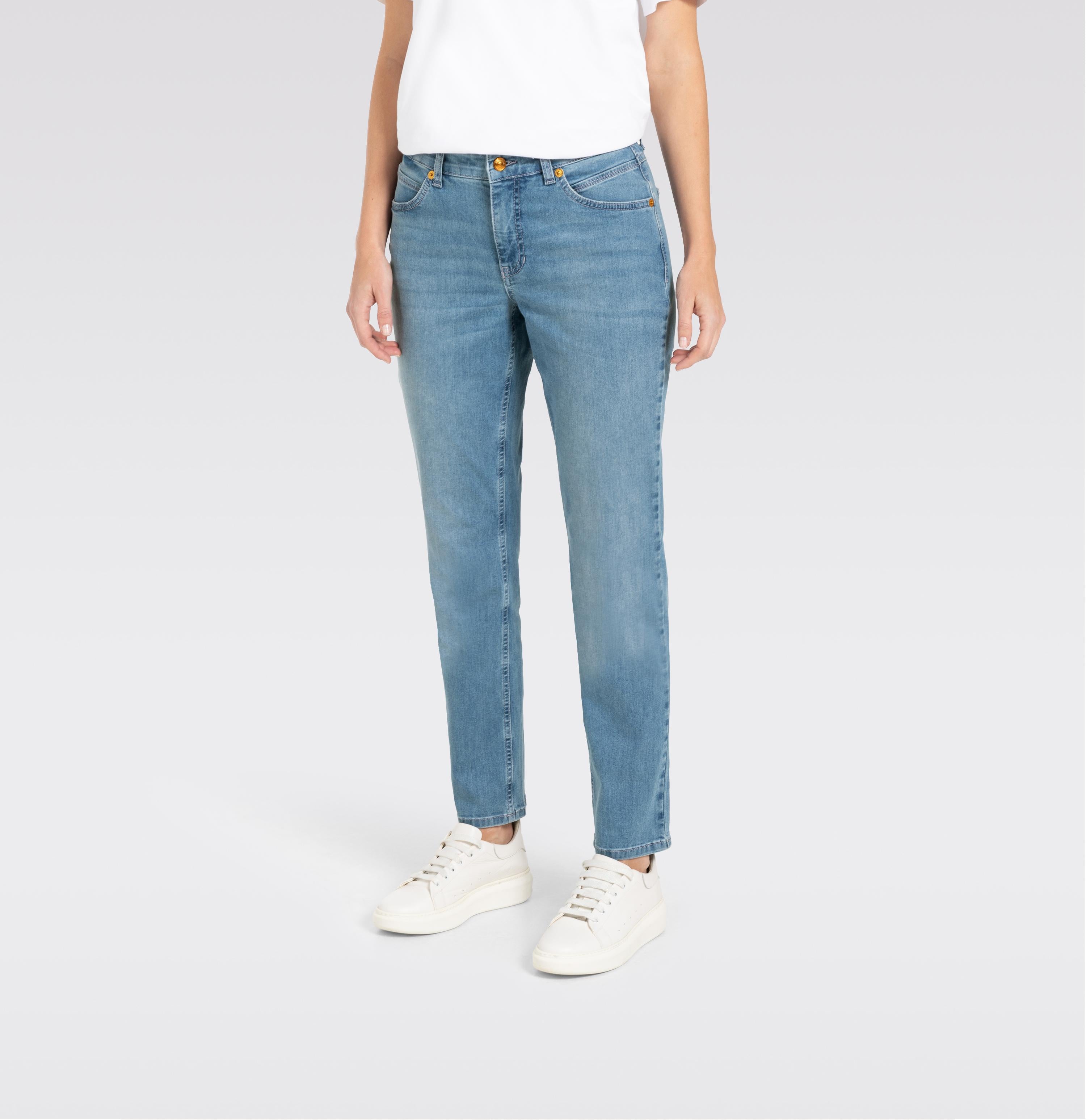 MAC MELANIE Straight Jeans - Seaside Sky Blue - 5040-90-0380-D435 von MAC