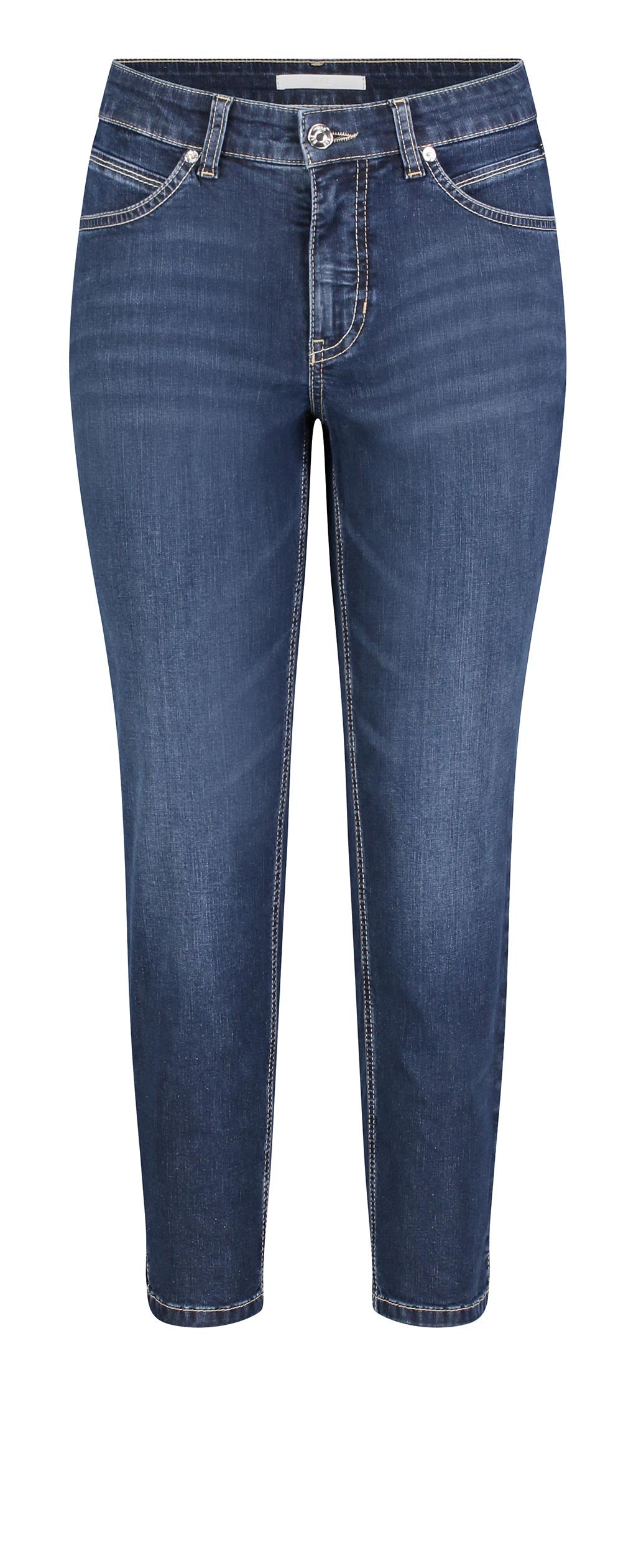 MAC MELANIE 7/8 Summer basic wash Jeans - Indigo Sunset Blue - 5045-90-0391L D844