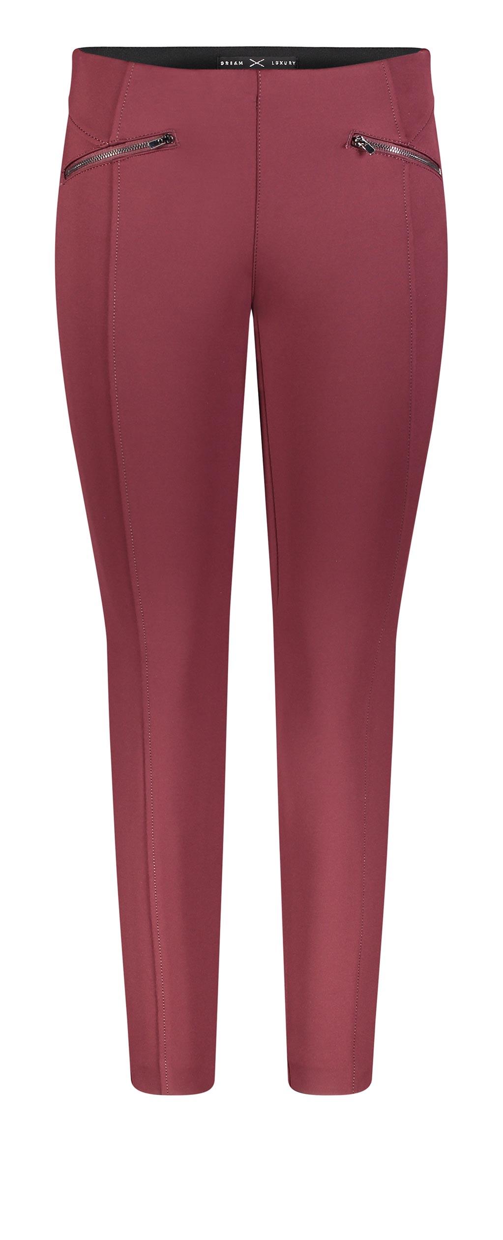 MAC DREAM ANKLE Hose - Dark Maroon Velvet - 5207-00-0127-466