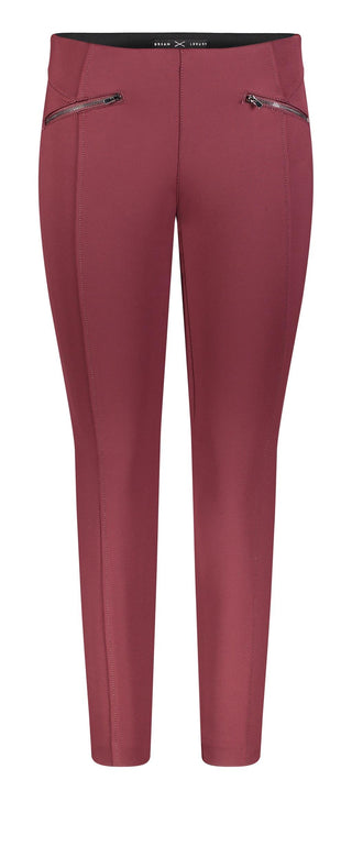 MAC DREAM ANKLE Hose - Dark Maroon Velvet - 5207-00-0127-466