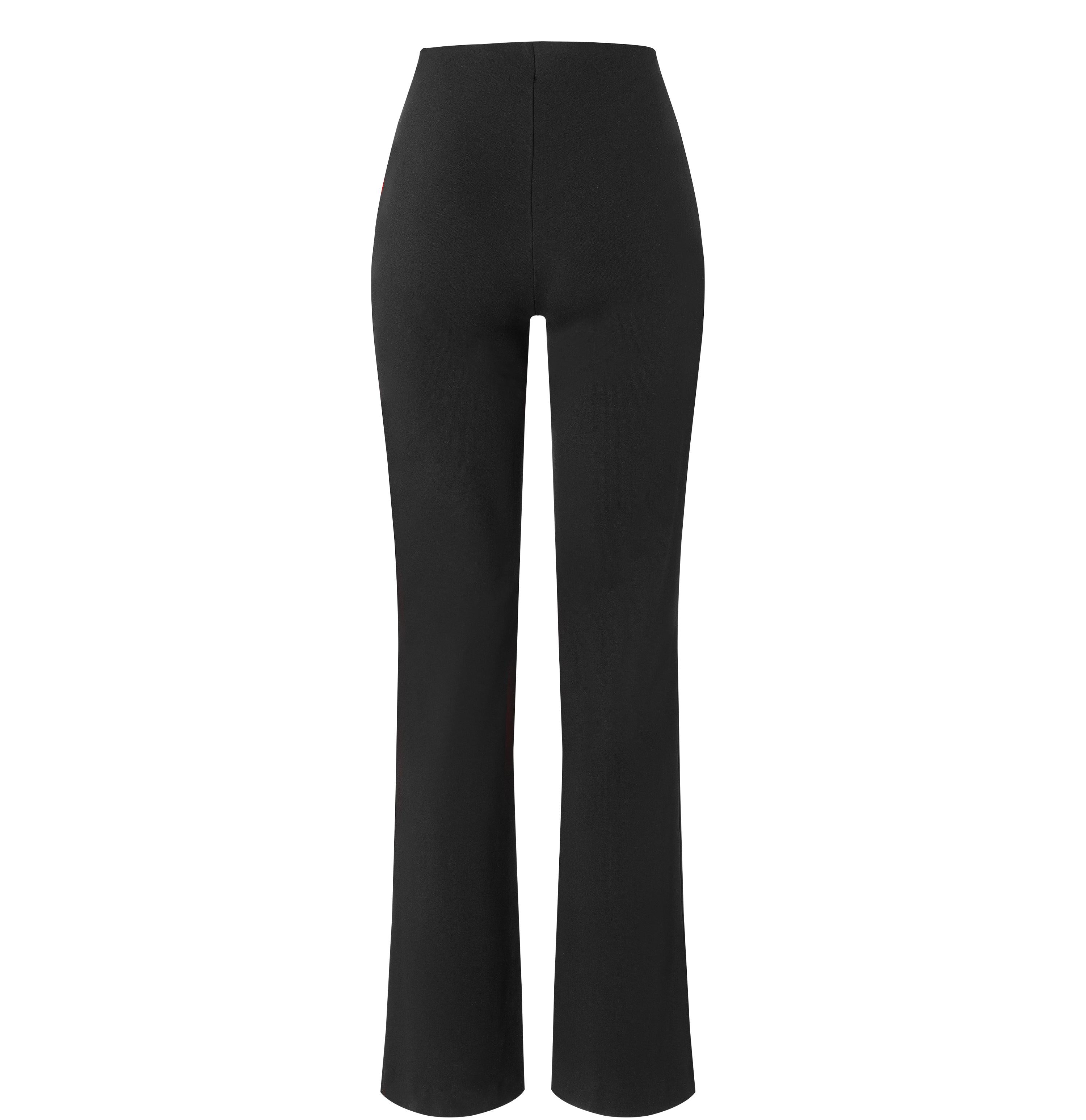 MAC FLARE Damen Schlaghose - Midnight Noir Black - 5219-00-0107L-090