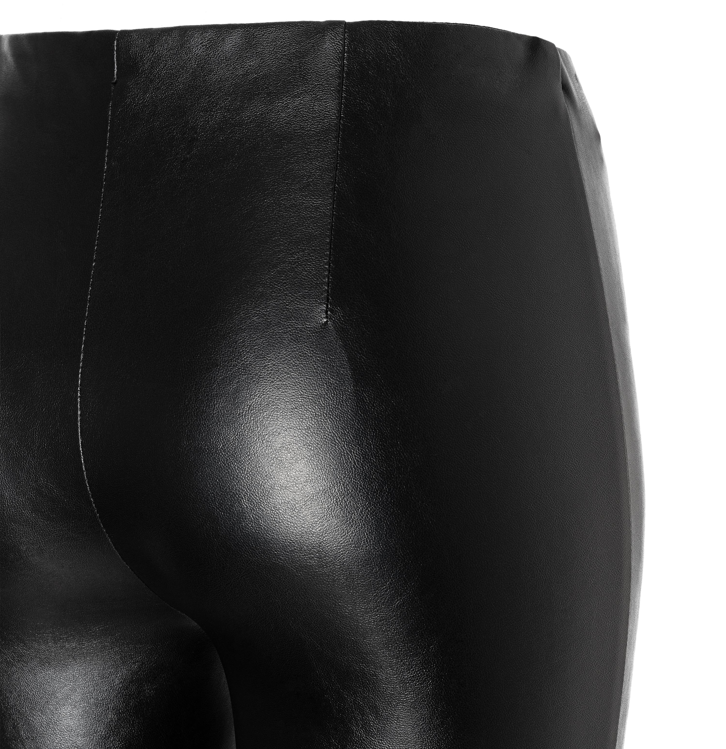 MAC ANNA Slim-Legging - Midnight Velvet Leather - 5251-00-0490-090 von MAC