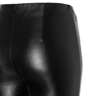 MAC ANNA Slim-Legging - Midnight Velvet Leather - 5251-00-0490-090