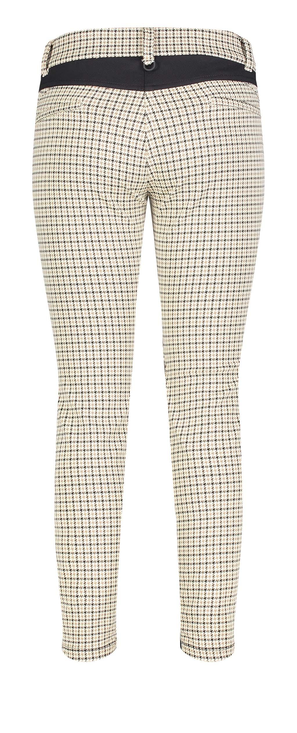 MAC VISION PANTS Schlupfhose - Creamy Houndstooth Beige - 5255-00-0172-201K