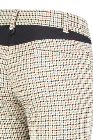 MAC VISION PANTS Schlupfhose - Creamy Houndstooth Beige - 5255-00-0172-201K
