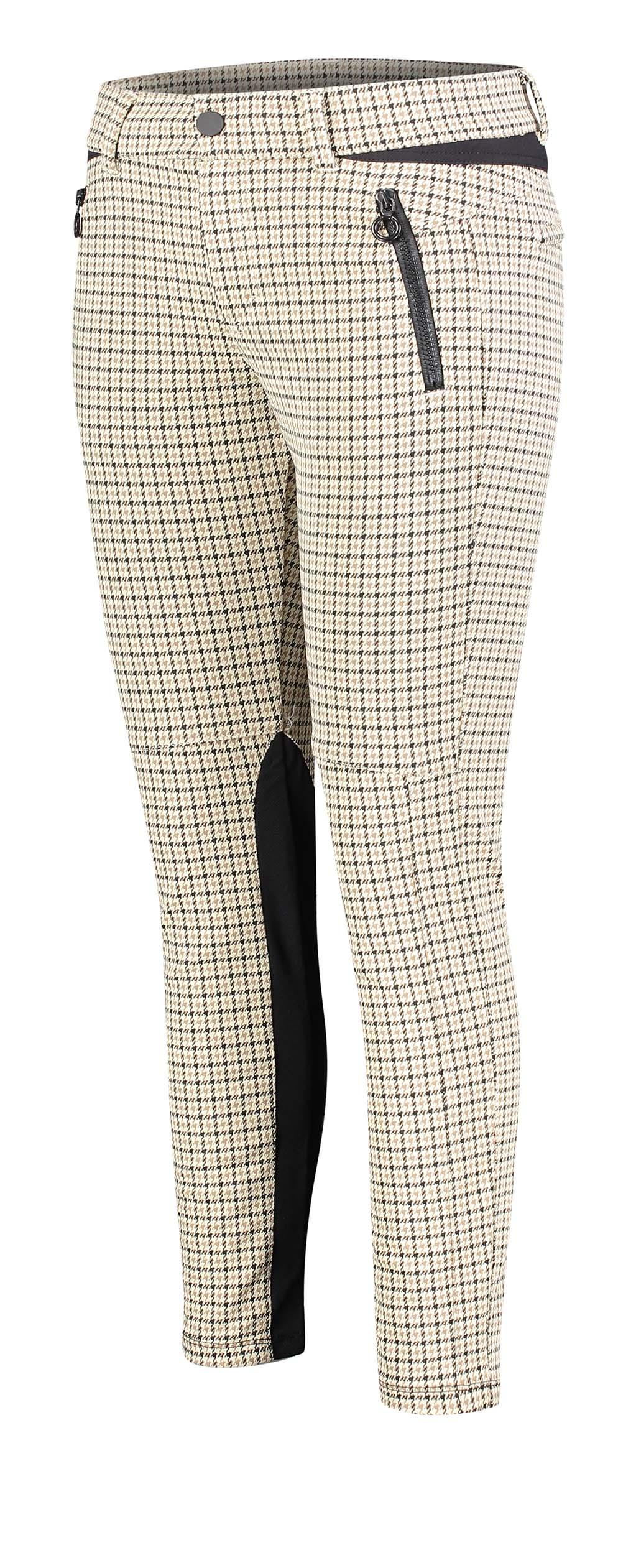 MAC VISION PANTS Schlupfhose - Creamy Houndstooth Beige - 5255-00-0172-201K von MAC