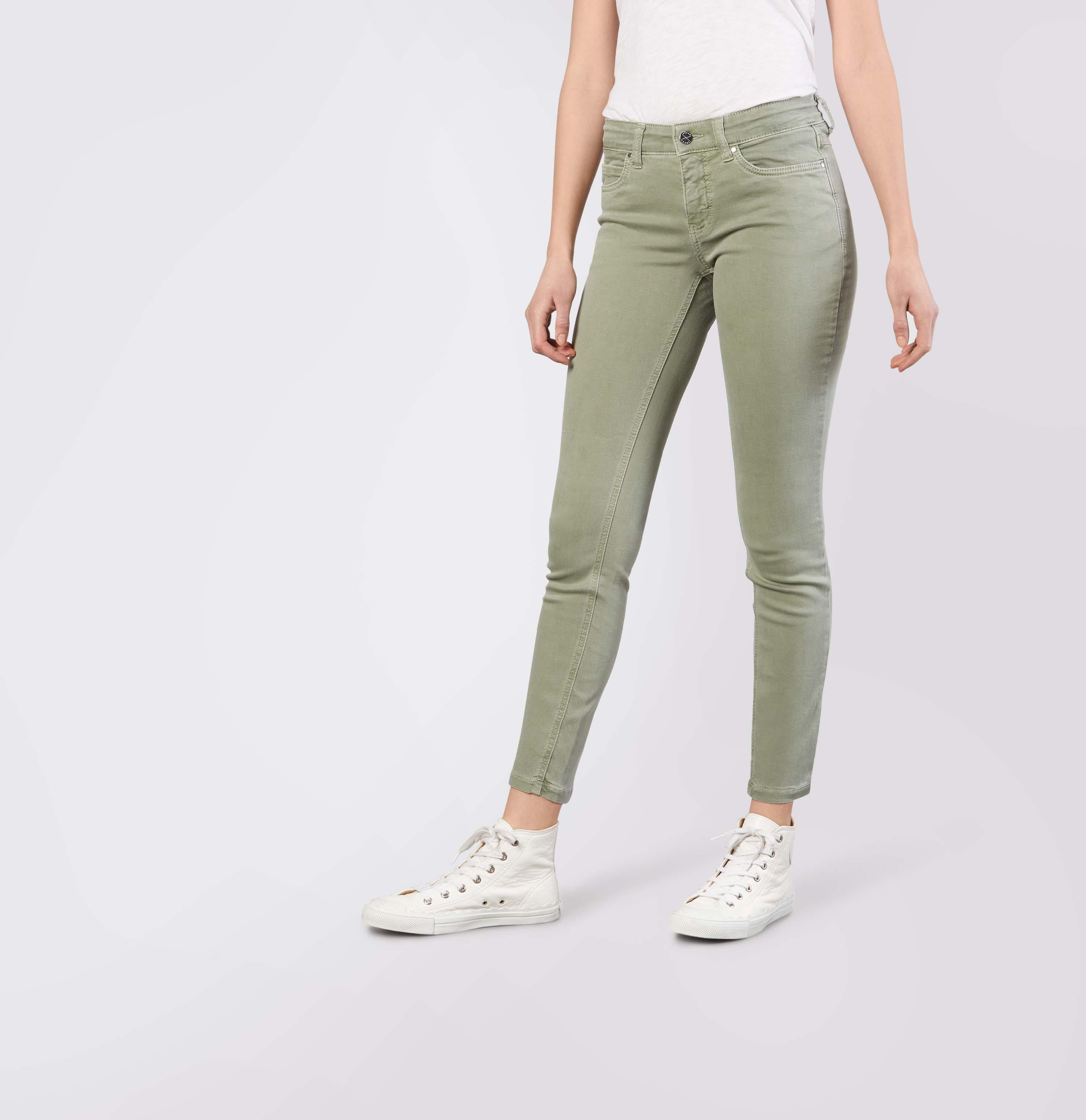 MAC Dream Skinny Jeans - Sage Mist Green - 5402-00-0355L-343W von MAC