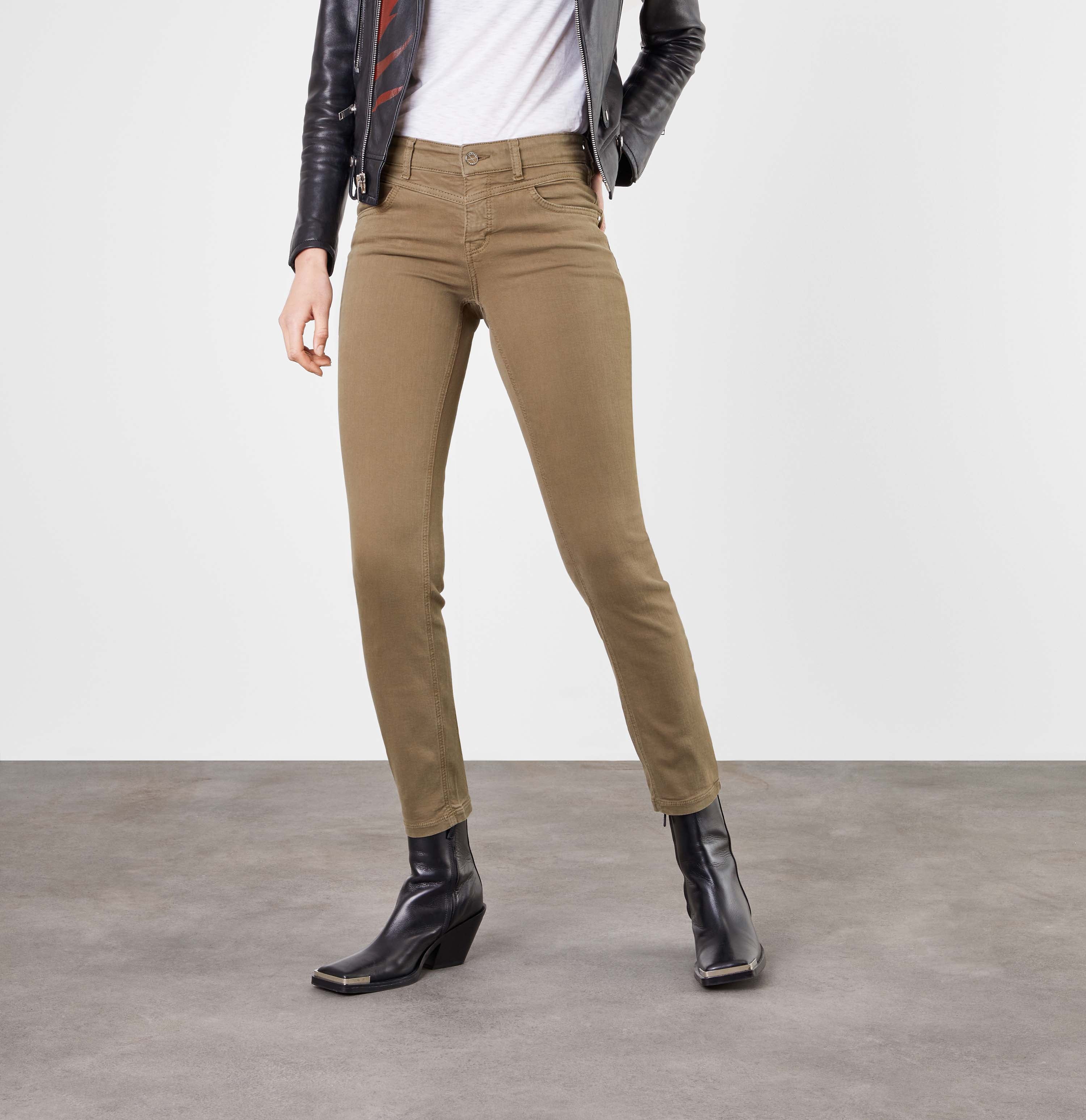 MAC DREAM SLIM Five Pocket - Moss Sand - 5407-00-0355L-682R von MAC