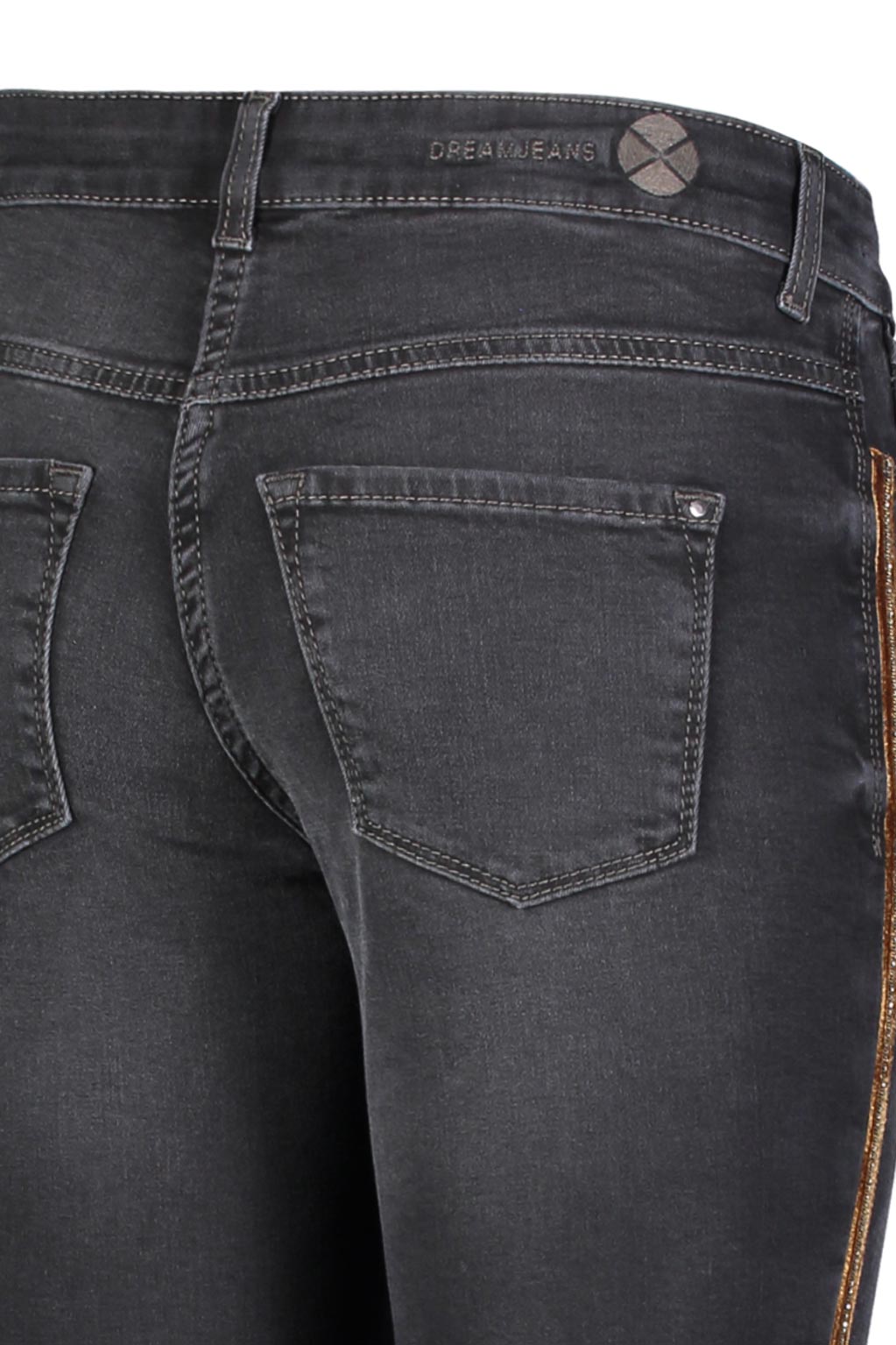 MAC DREAM SLIM Jeans - Midnight Charcoal Black - 5435-95-0355L-D983 von MAC