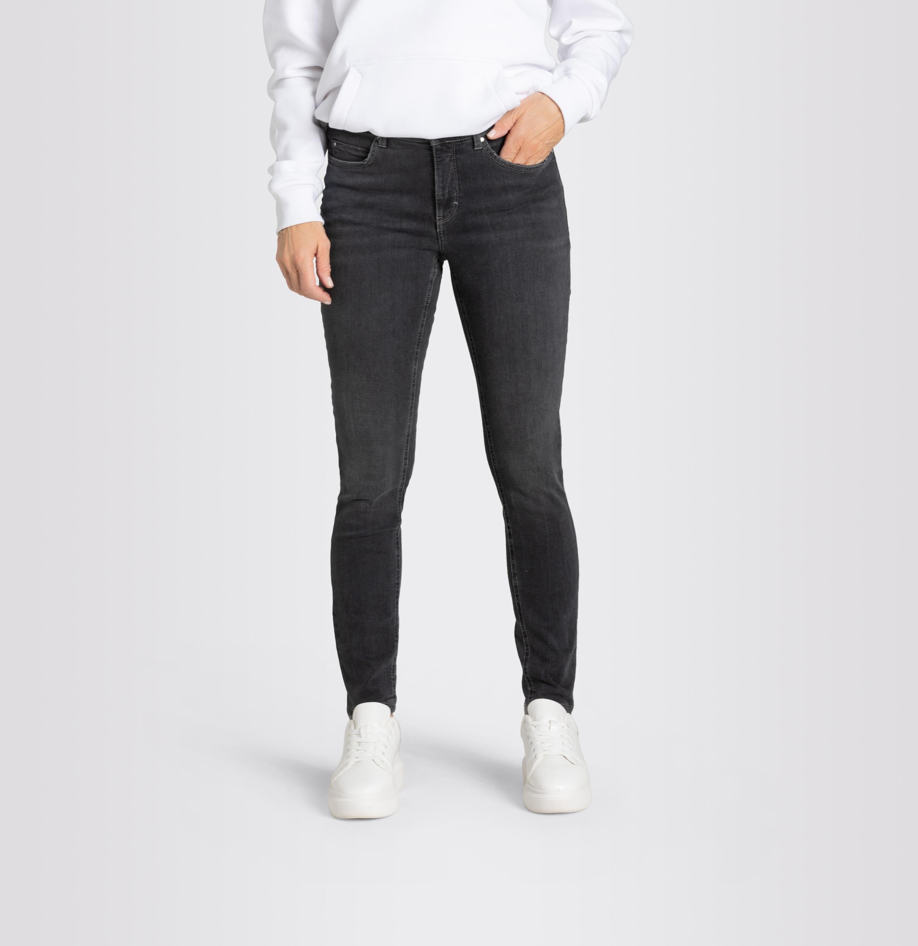 MAC DREAM SKINNY Jeanshose - Ash Graphite Blue - 5457-90-0356L-D947 von MAC