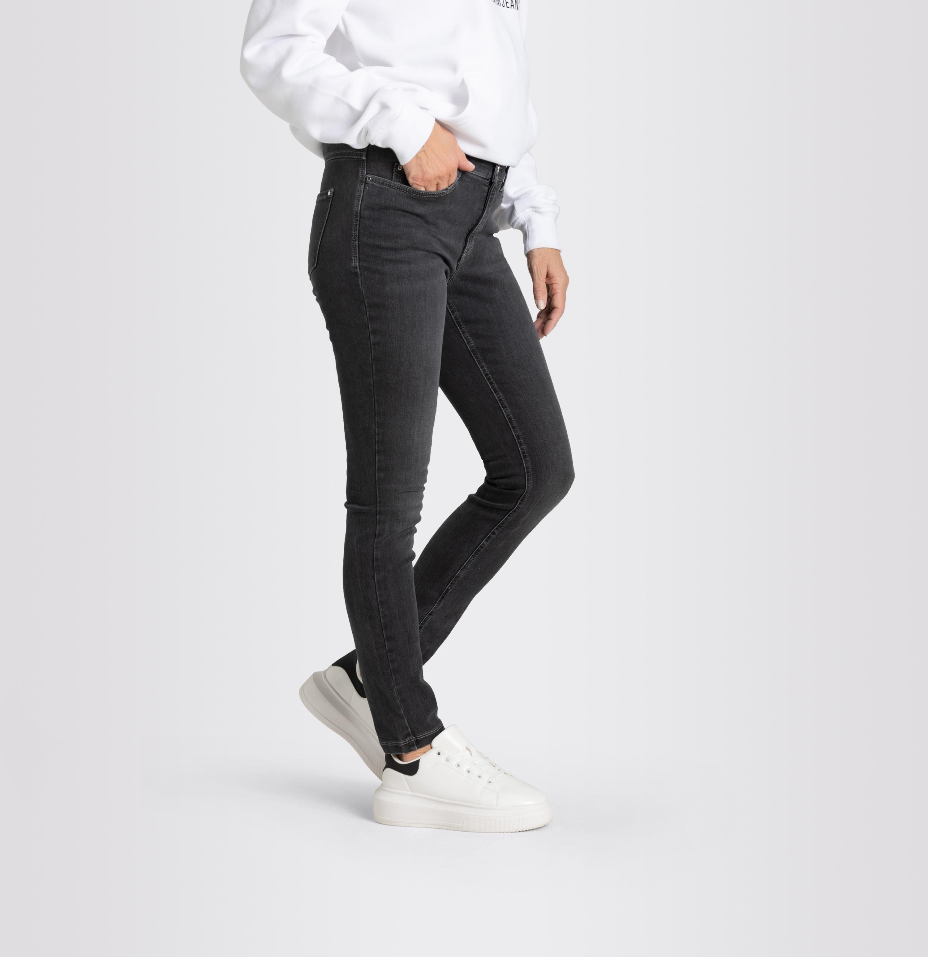 MAC DREAM SKINNY Jeanshose - Ash Graphite Blue - 5457-90-0356L-D947 von MAC
