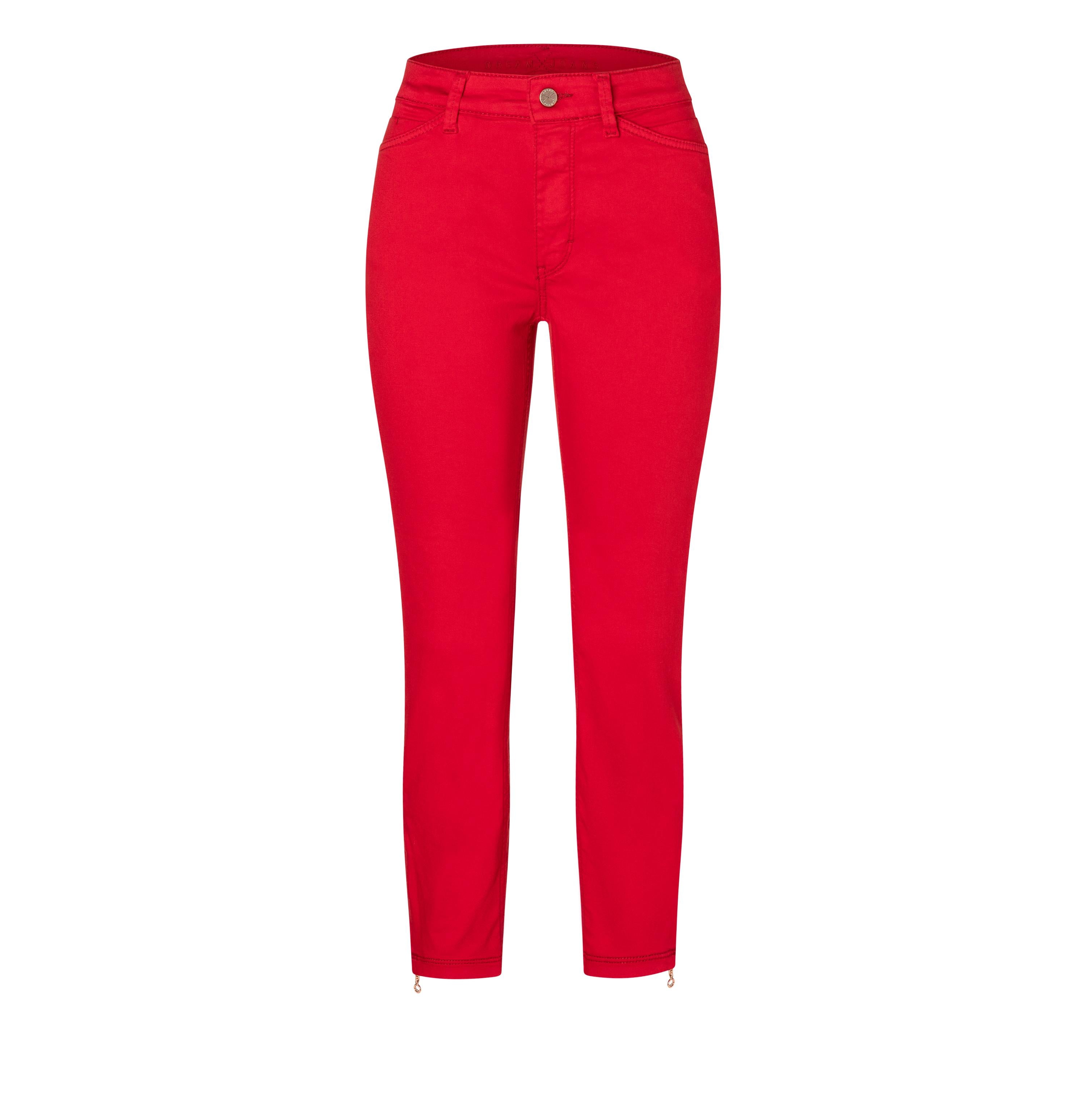 MAC DREAM CHIC Straight Jeans - Crimson Horizon Red - 5471-00-0355L-448R