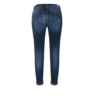 MAC Rich Slim Jeans - Indigo Sunwashed Blue - 5749-91-0389-D873