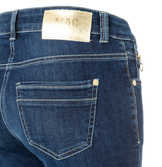 MAC Rich Straight Jeans - Midnight Indigo Blue - 5755-90-0389L-D845