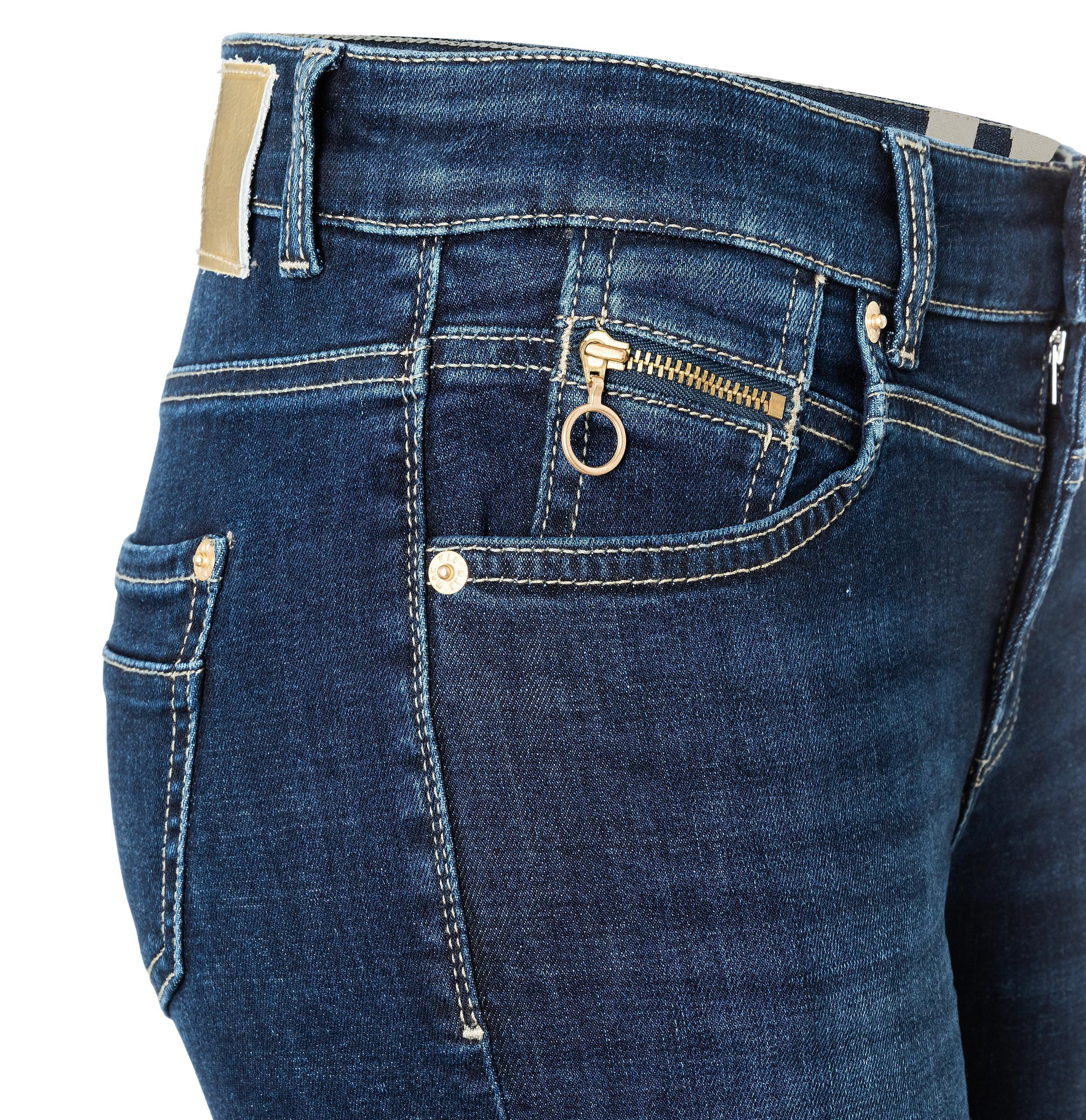 MAC Rich Straight Jeans - Midnight Indigo Blue - 5755-90-0389L-D845 von MAC