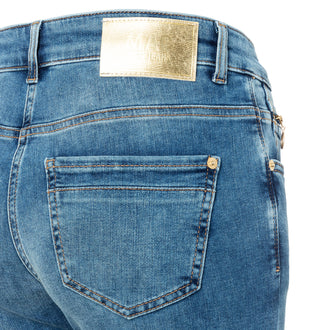MAC Rich Damen Jeans - Blue Lagoon Wash - 5755-90-0389L-D415