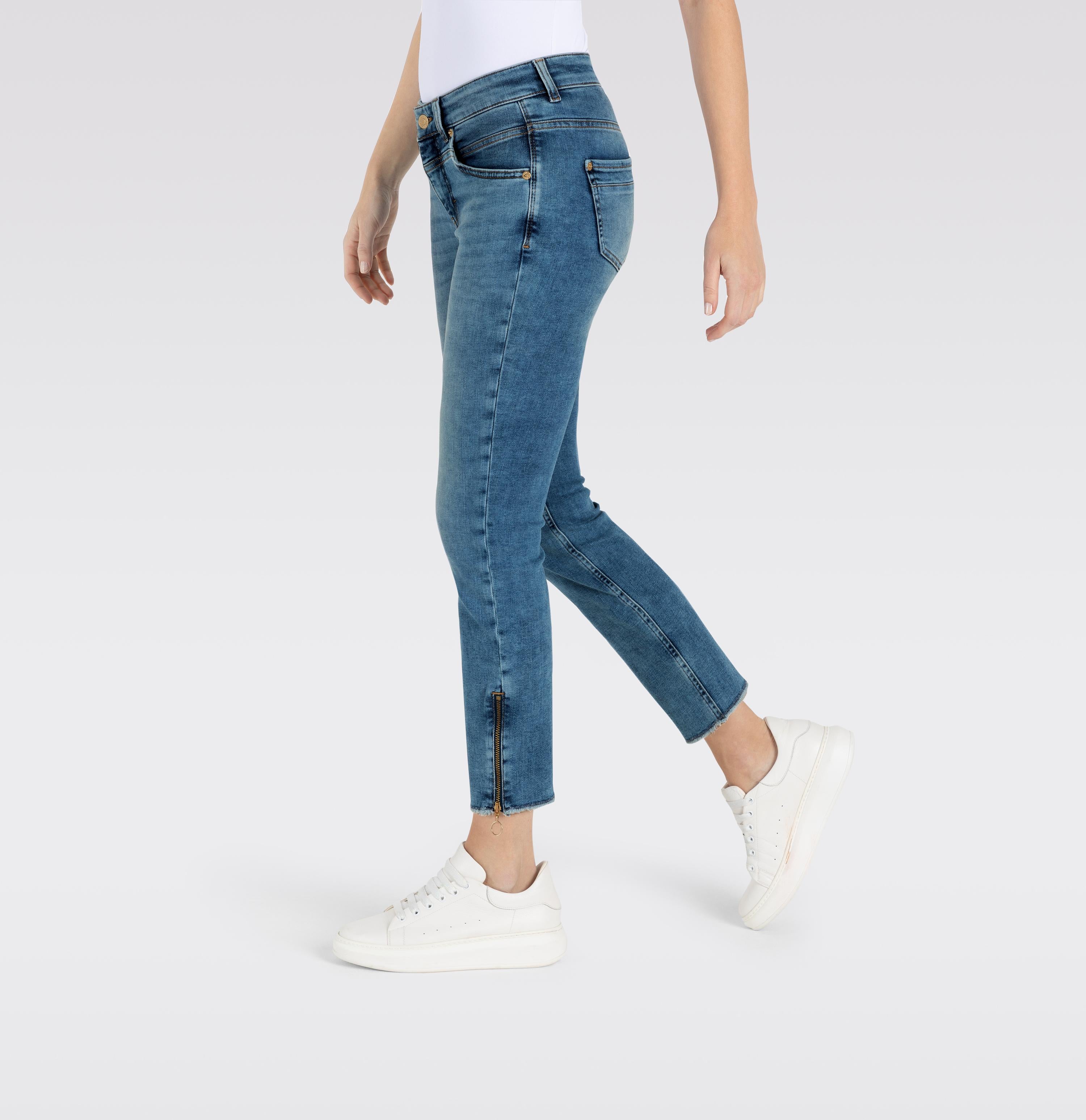 MAC Rich Damen Jeans - Blue Lagoon Wash - 5755-90-0389L-D415 von MAC