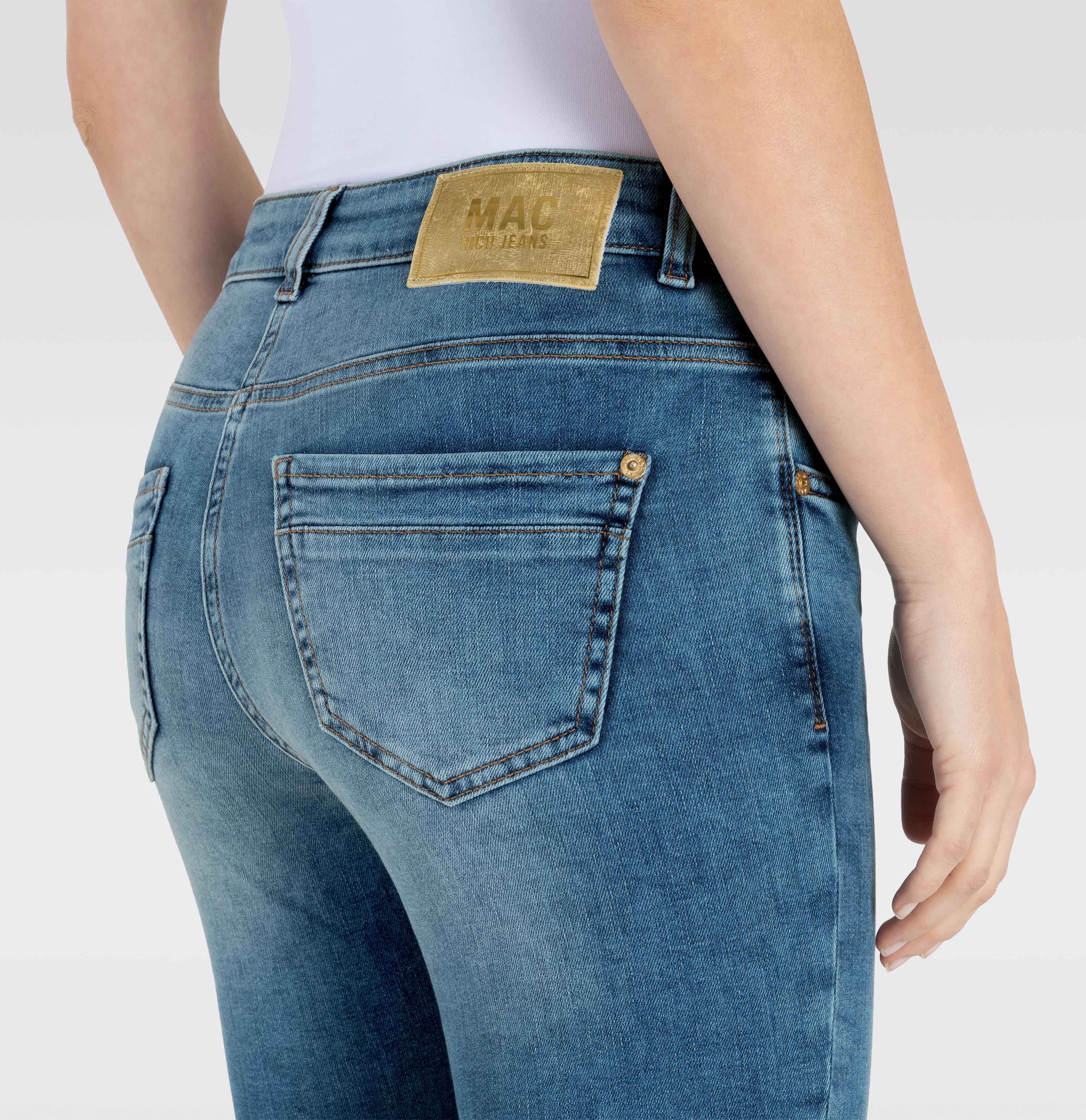 MAC Rich Damen Jeans - Blue Lagoon Wash - 5755-90-0389L-D415 von MAC