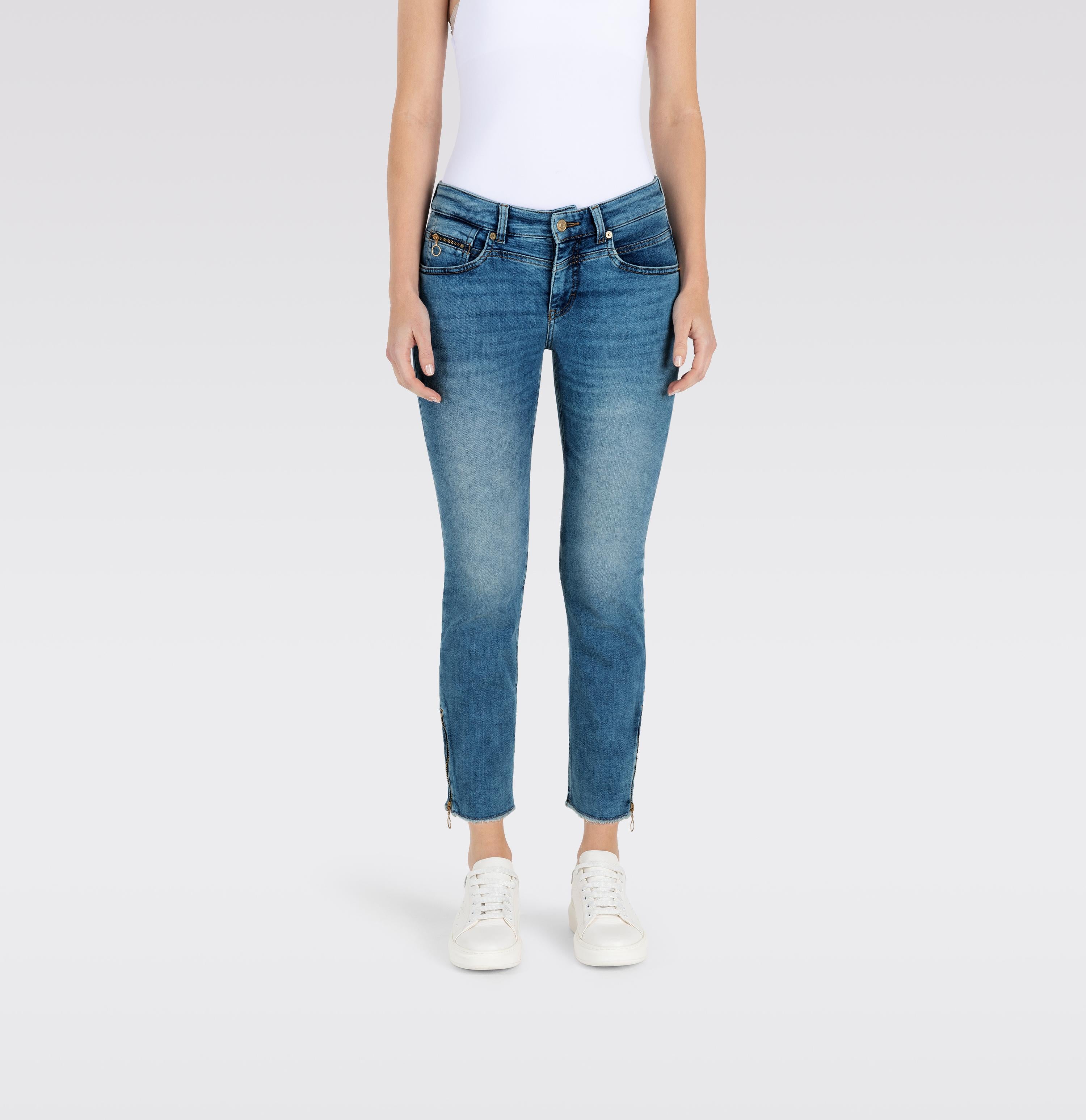 MAC Rich Damen Jeans - Blue Lagoon Wash - 5755-90-0389L-D415 von MAC