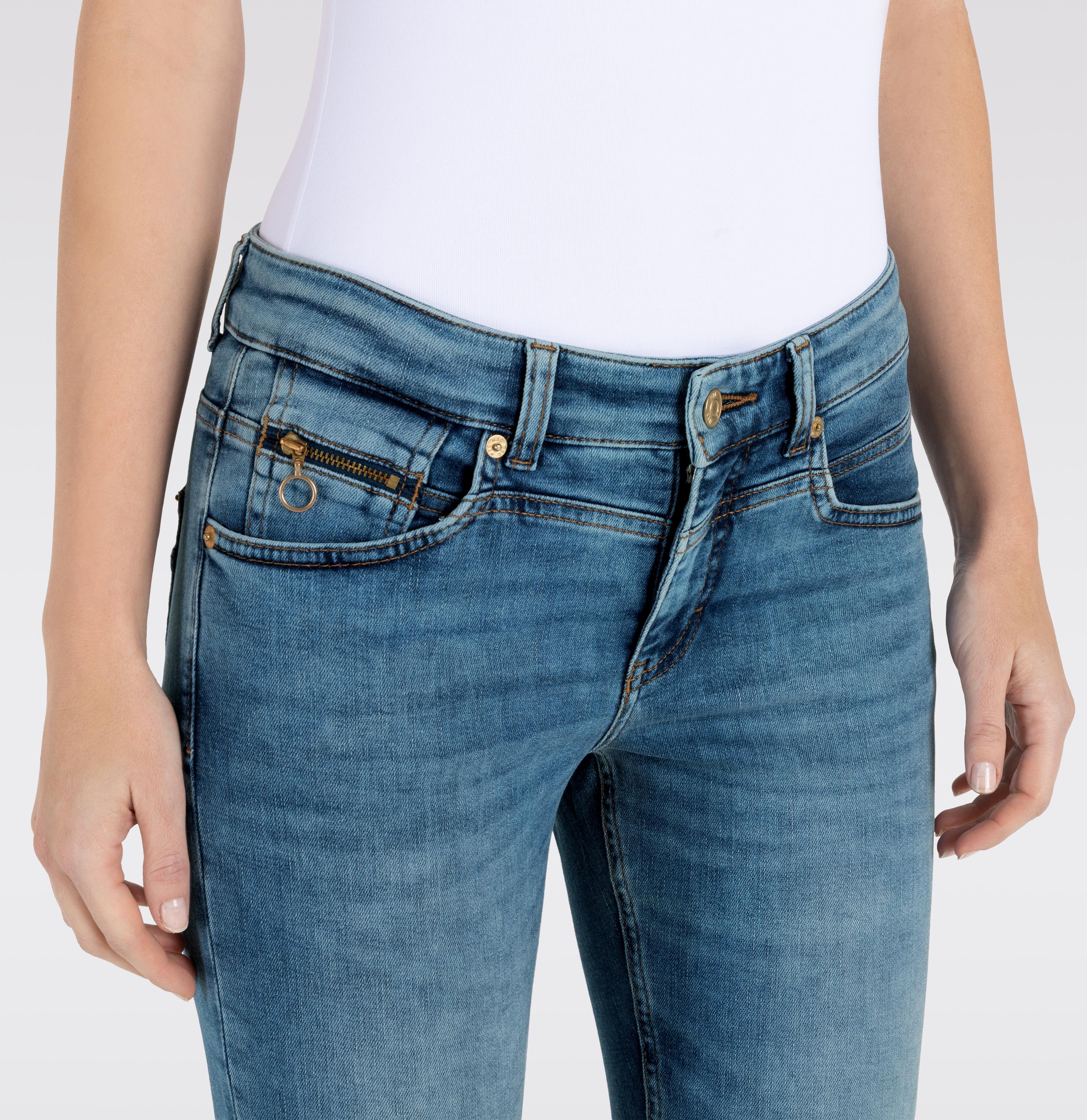 MAC Rich Damen Jeans - Blue Lagoon Wash - 5755-90-0389L-D415 von MAC