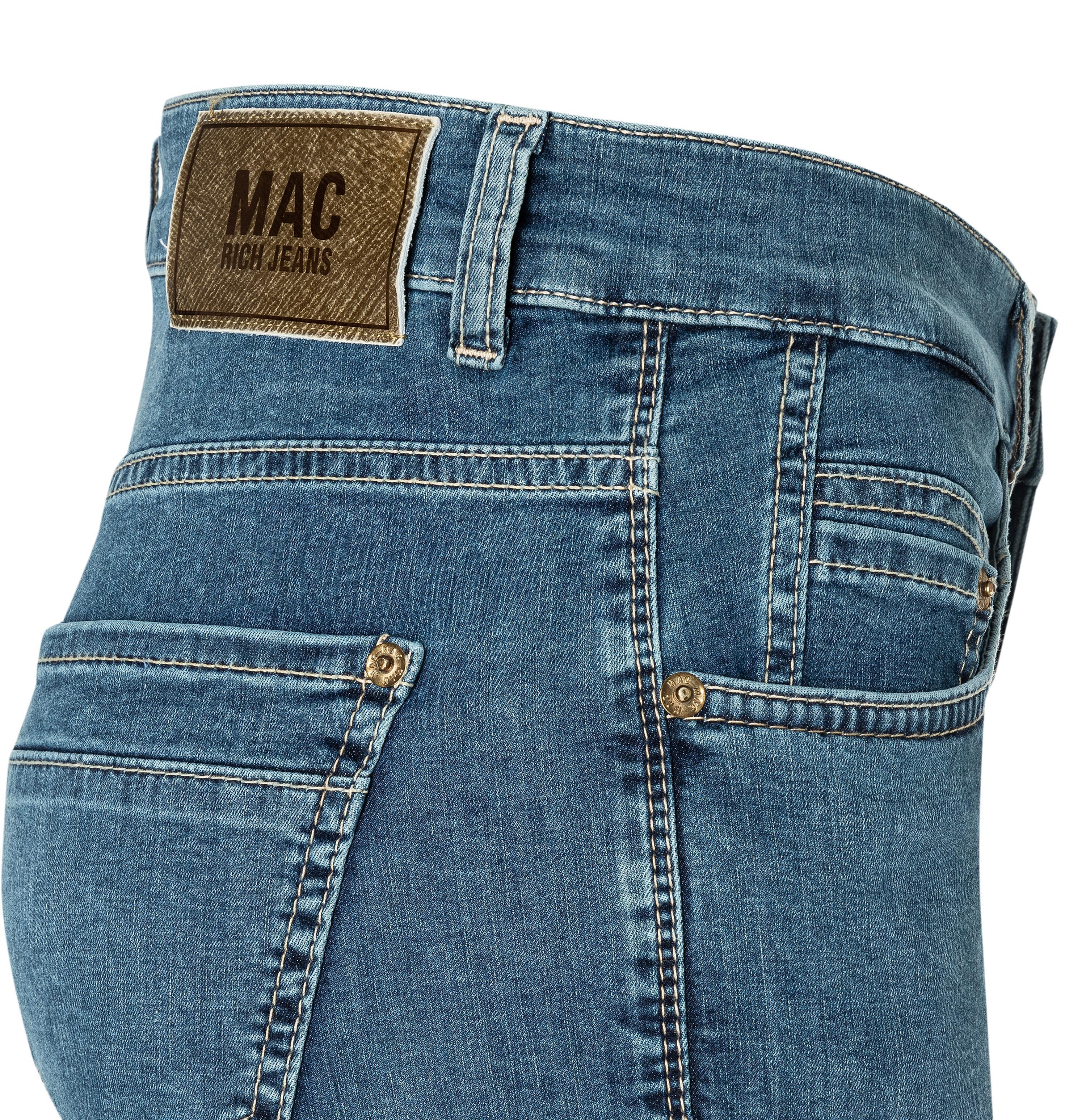 MAC Rich Straight Jeans - Denim Harbor Blue - 5756-90-0391-D615 von MAC