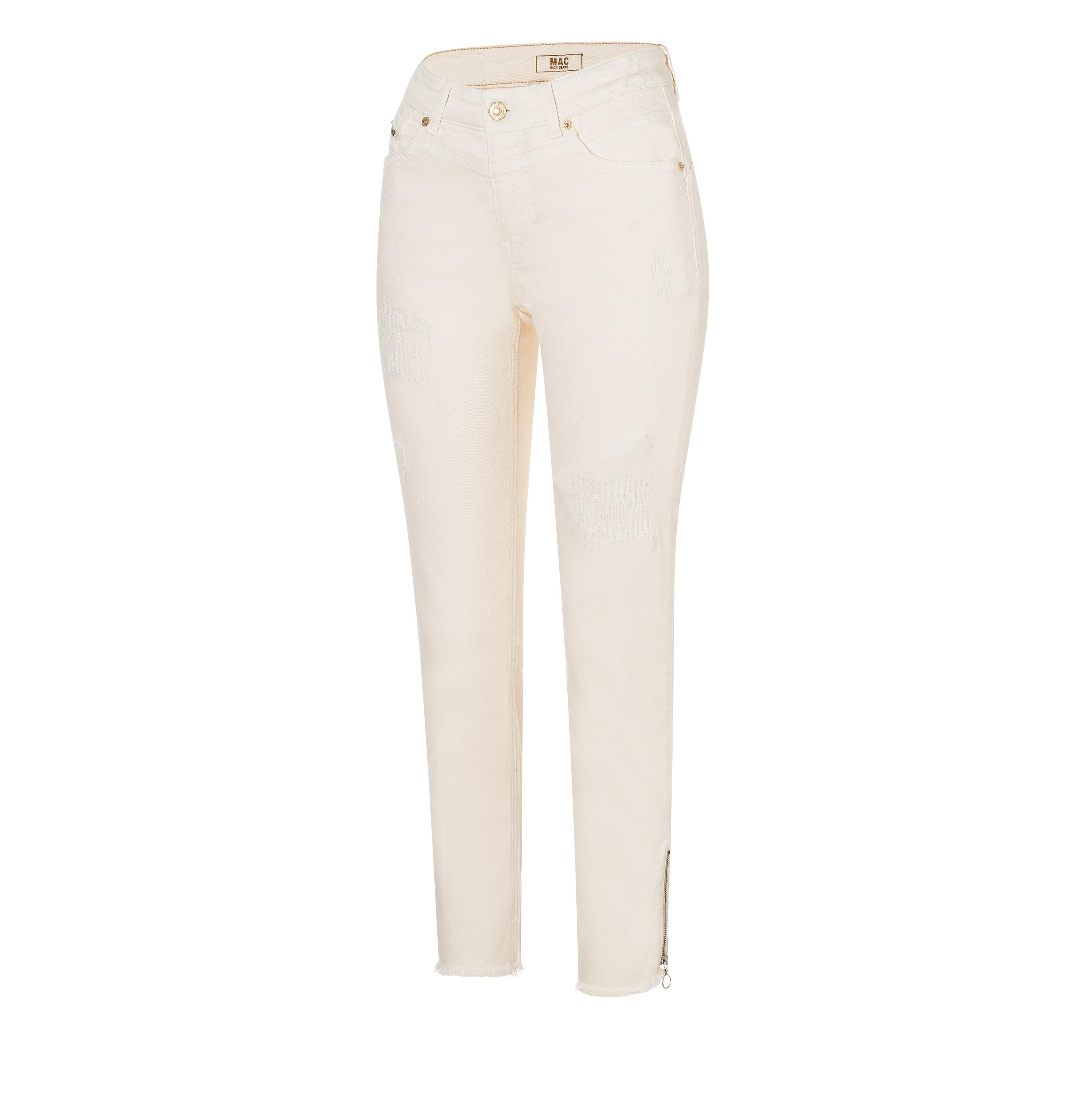 MAC RICH SLIM Hose - Cream Drift Beige - 5762-00-0389L-014W von MAC