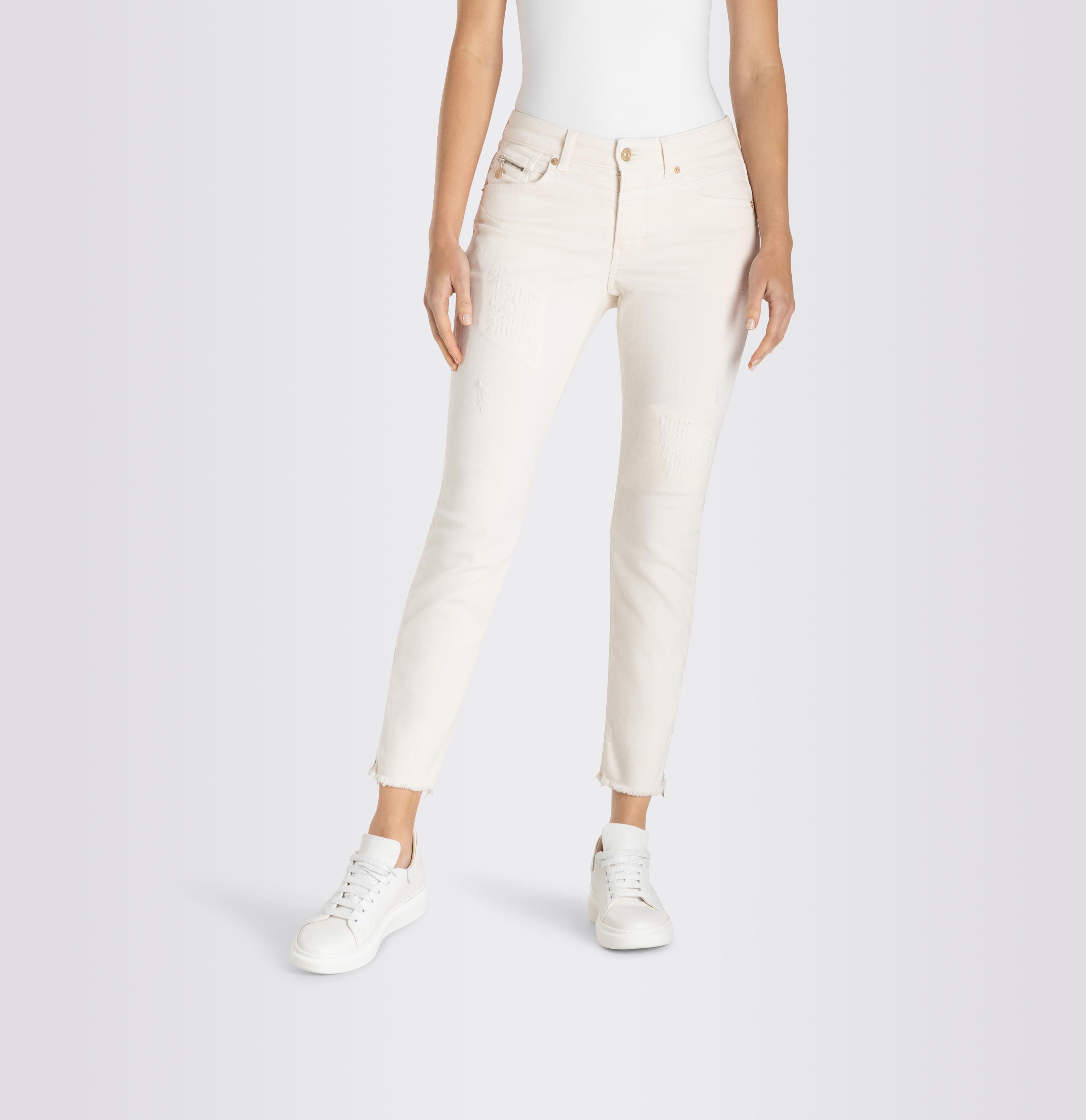 MAC RICH SLIM Hose - Cream Drift Beige - 5762-00-0389L-014W von MAC