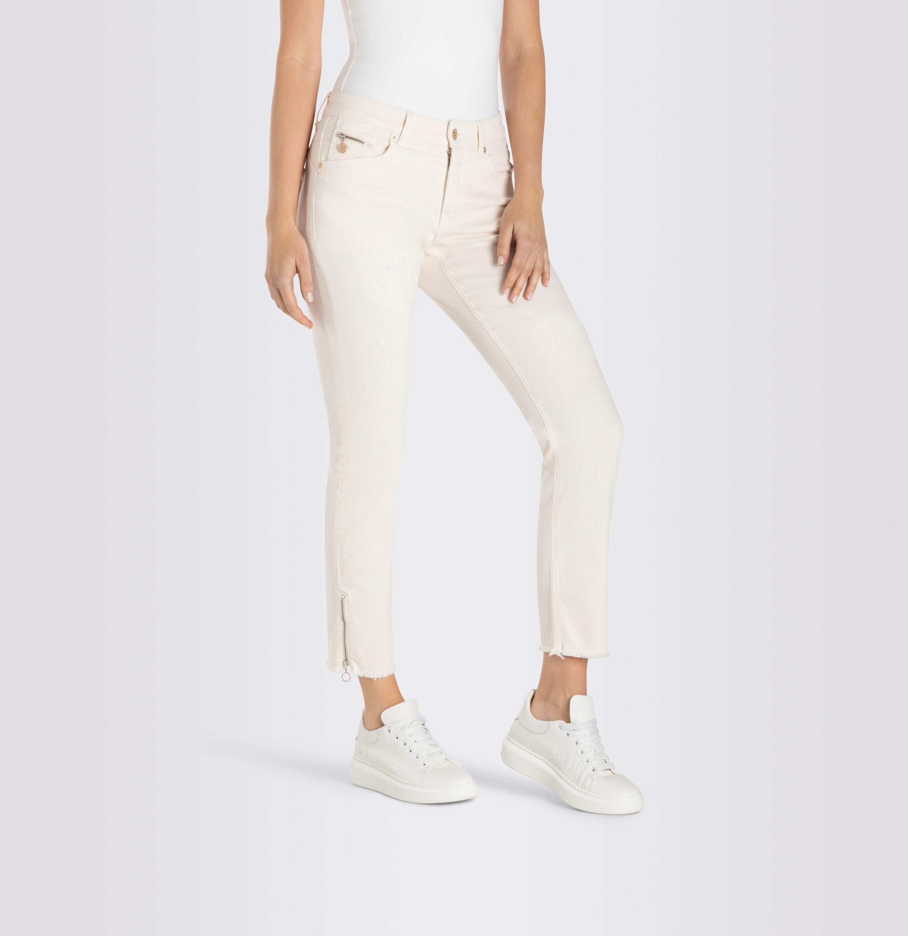 MAC RICH SLIM Hose - Cream Drift Beige - 5762-00-0389L-014W von MAC