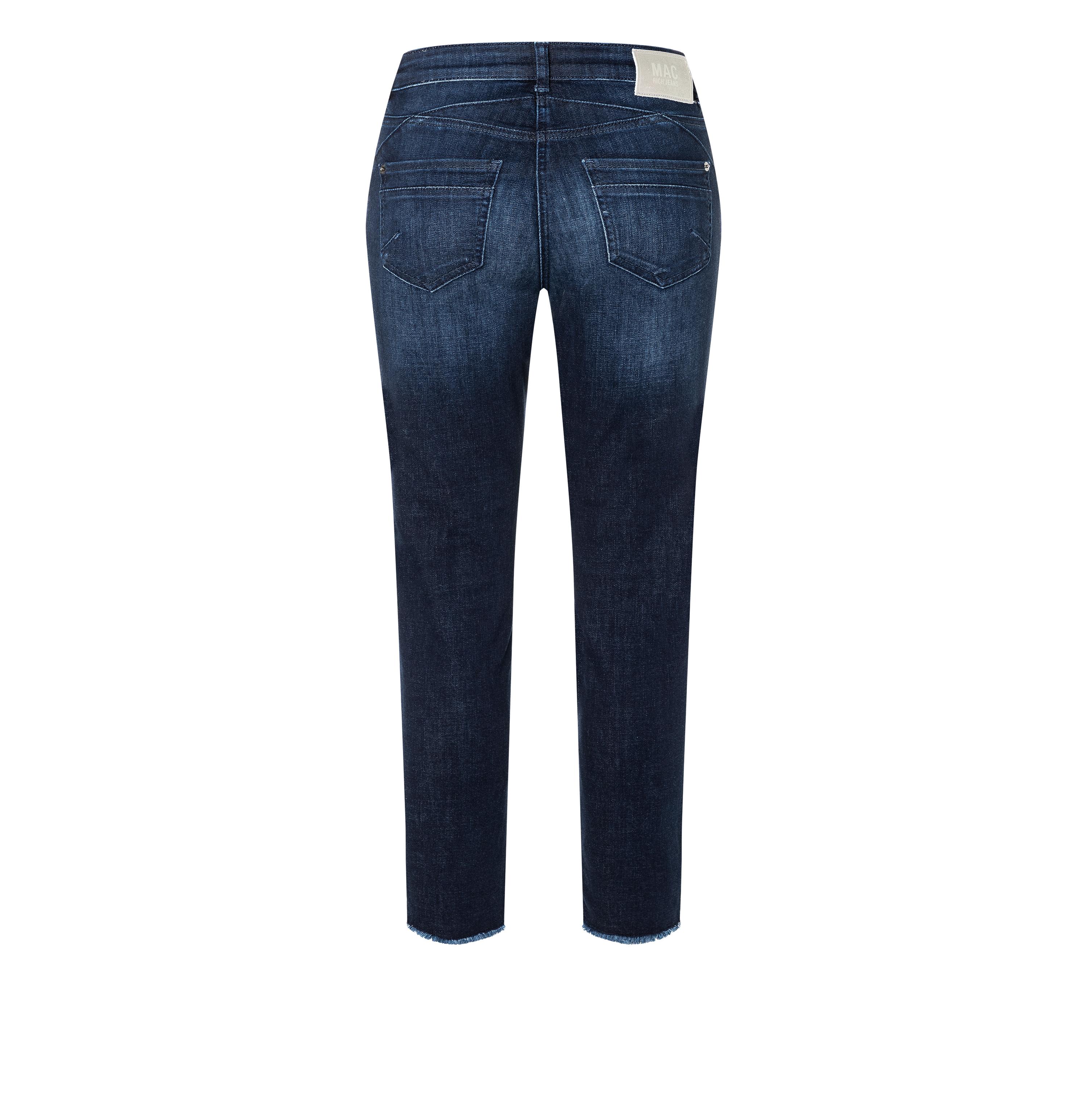 MAC RICH SLIM Straight Jeans - Midnight Indigo Used - 5762-90-0389L-D848