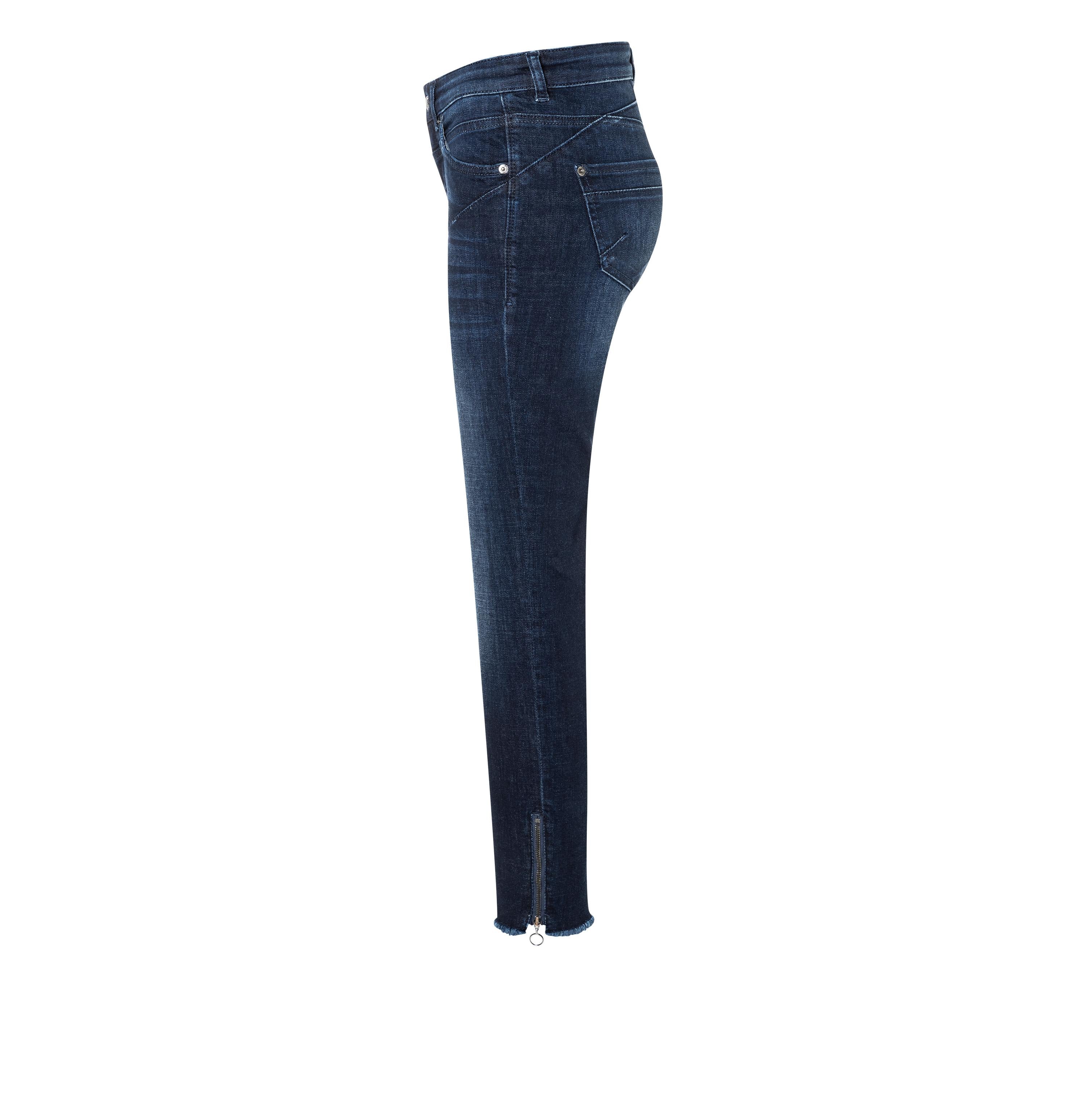 MAC RICH SLIM Straight Jeans - Midnight Indigo Used - 5762-90-0389L-D848 von MAC