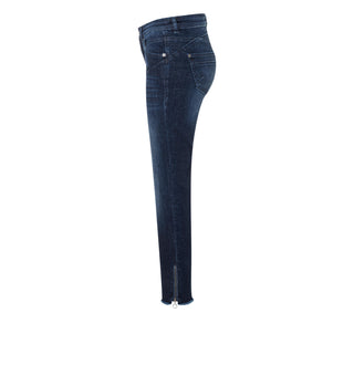 MAC RICH SLIM Straight Jeans - Midnight Indigo Used - 5762-90-0389L-D848