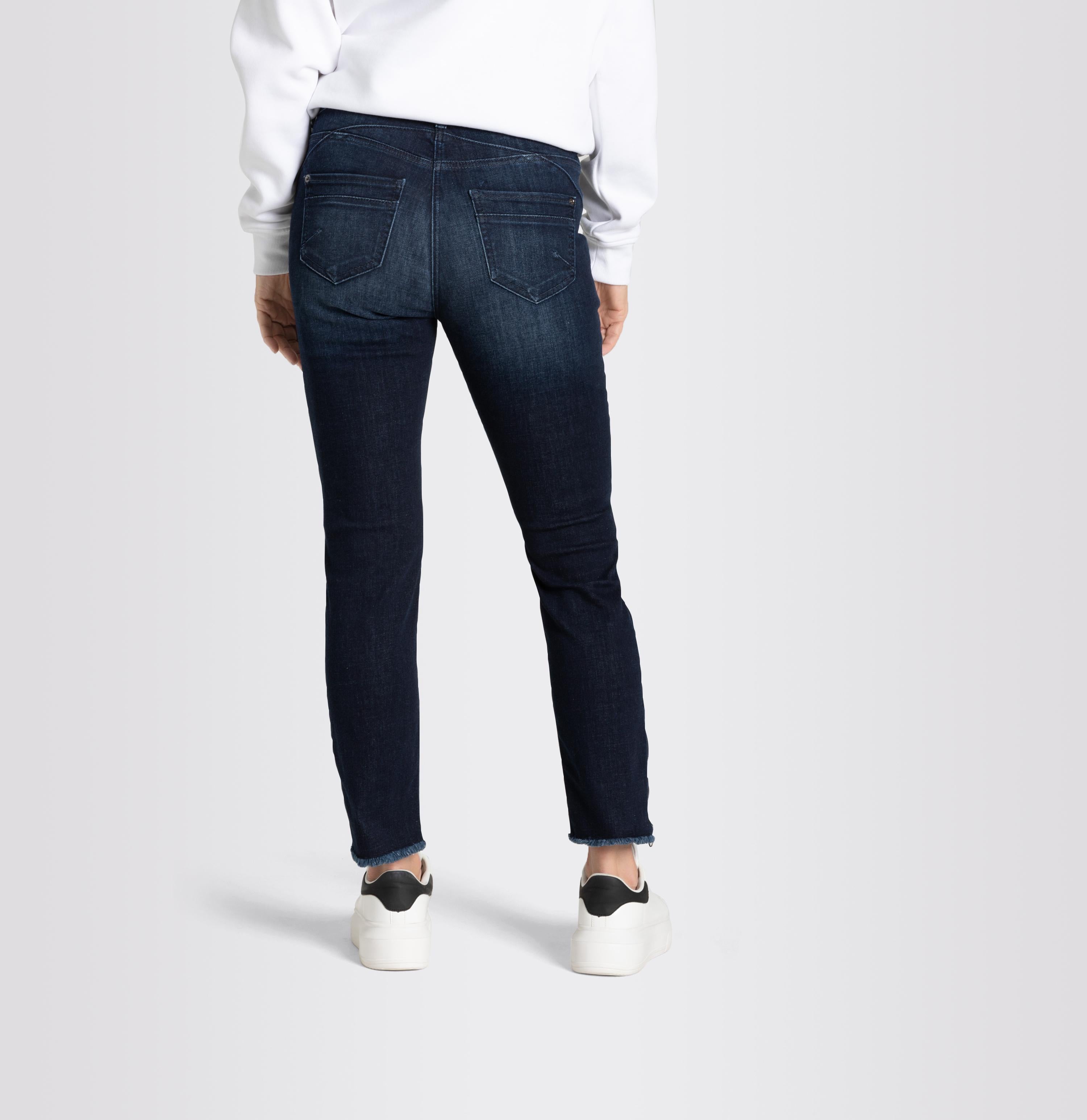MAC RICH SLIM Straight Jeans - Midnight Indigo Used - 5762-90-0389L-D848 von MAC