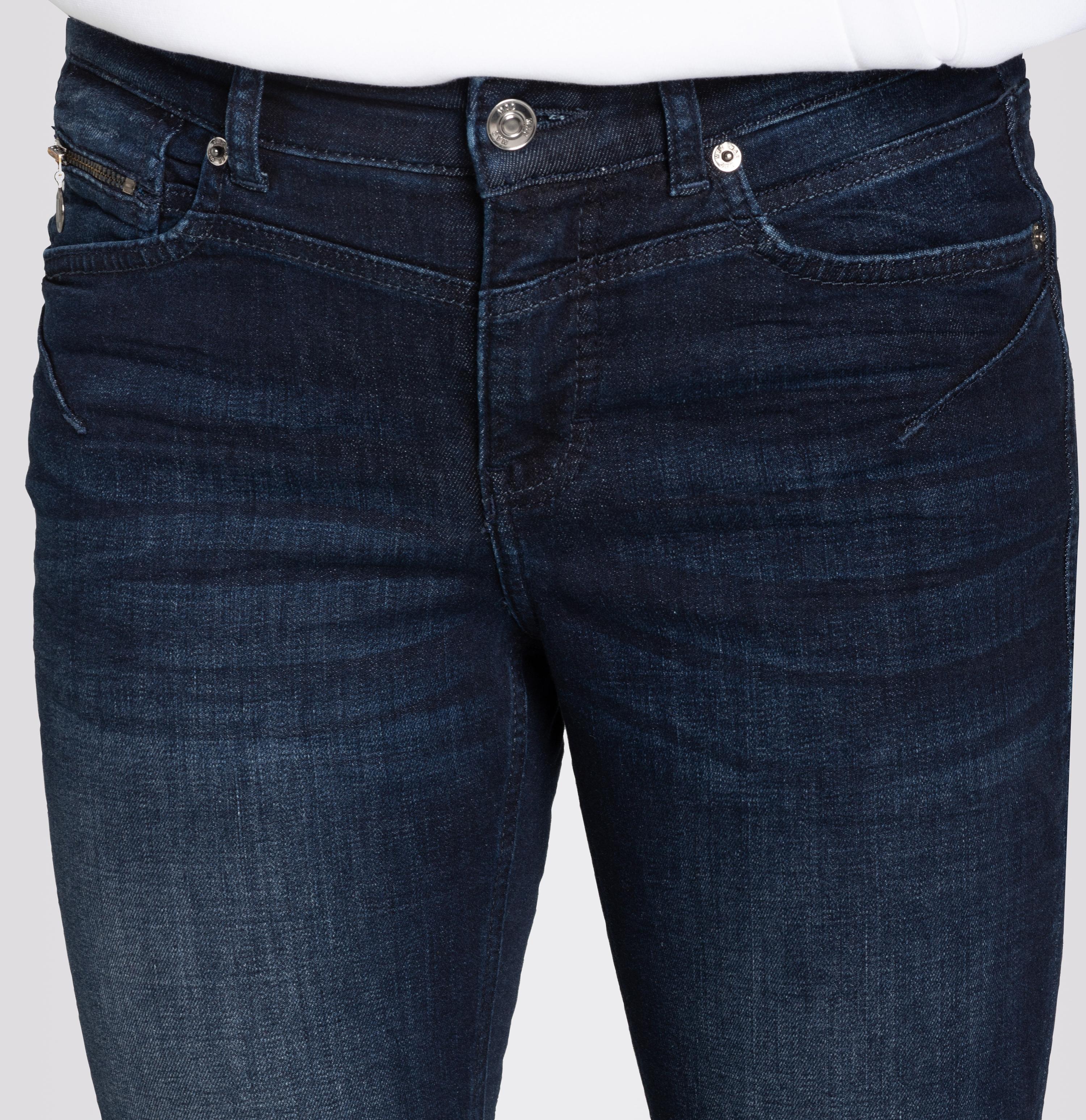 MAC RICH SLIM Straight Jeans - Midnight Indigo Used - 5762-90-0389L-D848 von MAC